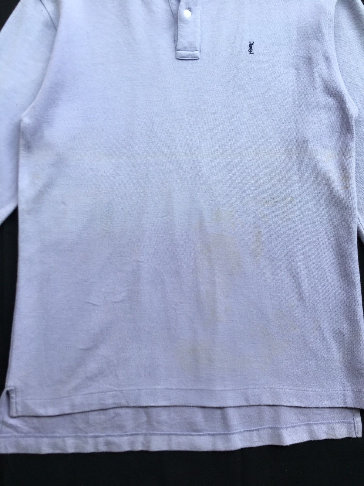 Yves Saint Laurent Vintage Yves Saint Laurent YSL Small Logo Polo Longsleeve Size US M / EU 48-50 / 2 - 6 Thumbnail