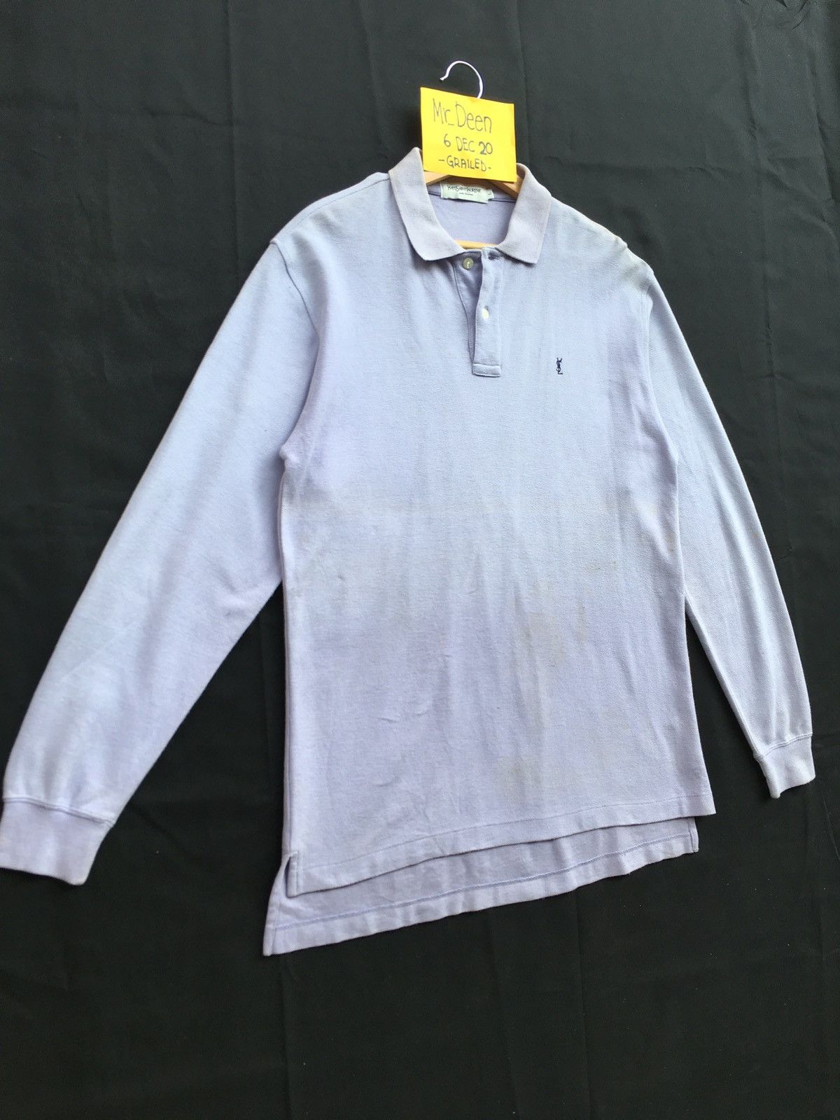 Yves Saint Laurent Vintage Yves Saint Laurent YSL Small Logo Polo Longsleeve Size US M / EU 48-50 / 2 - 3 Thumbnail