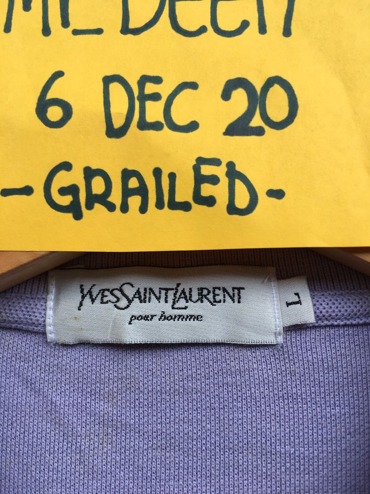 Yves Saint Laurent Vintage Yves Saint Laurent YSL Small Logo Polo Longsleeve Size US M / EU 48-50 / 2 - 9 Thumbnail