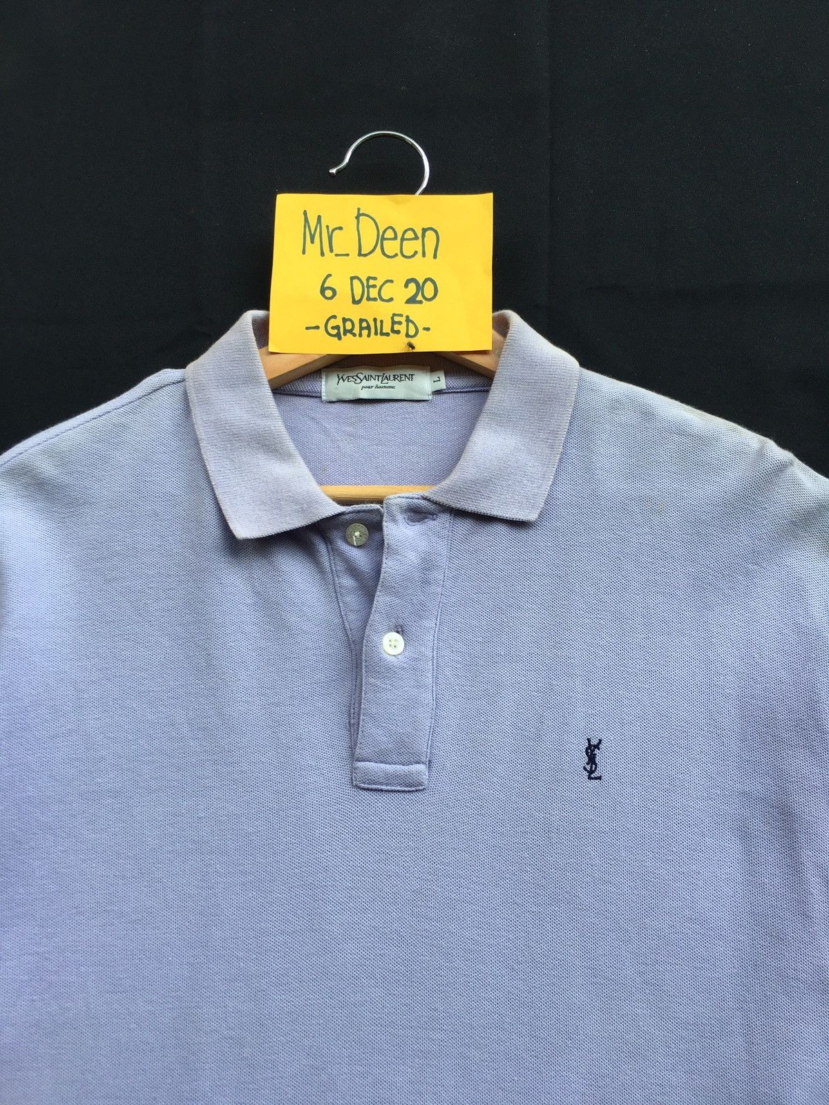 Yves Saint Laurent Vintage Yves Saint Laurent YSL Small Logo Polo Longsleeve Size US M / EU 48-50 / 2 - 1 Thumbnail