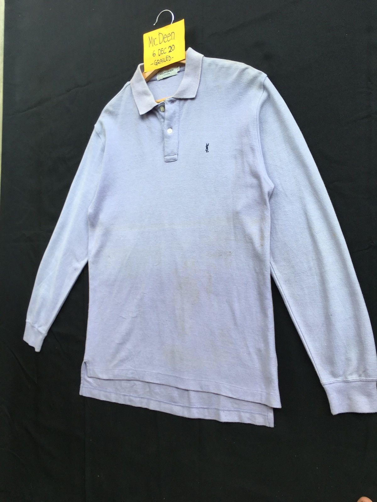 Yves Saint Laurent Vintage Yves Saint Laurent YSL Small Logo Polo Longsleeve Size US M / EU 48-50 / 2 - 4 Thumbnail