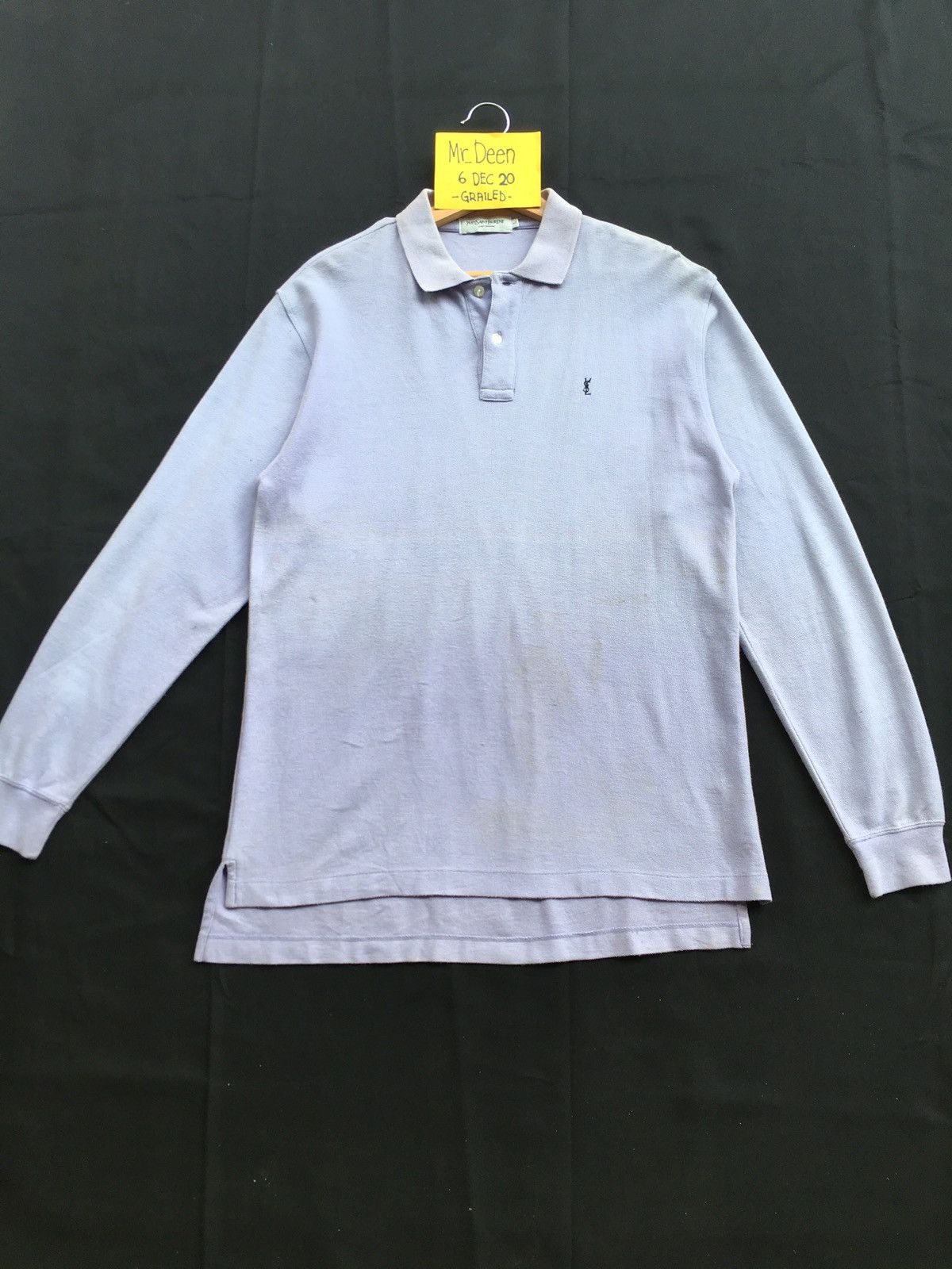 Yves Saint Laurent Vintage Yves Saint Laurent YSL Small Logo Polo Longsleeve Size US M / EU 48-50 / 2 - 2 Thumbnail