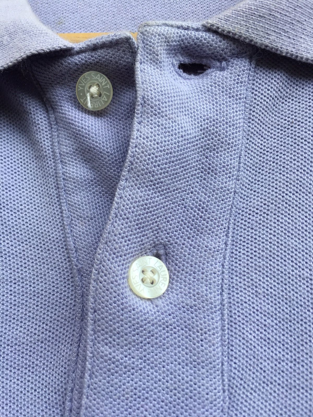 Yves Saint Laurent Vintage Yves Saint Laurent YSL Small Logo Polo Longsleeve Size US M / EU 48-50 / 2 - 8 Thumbnail
