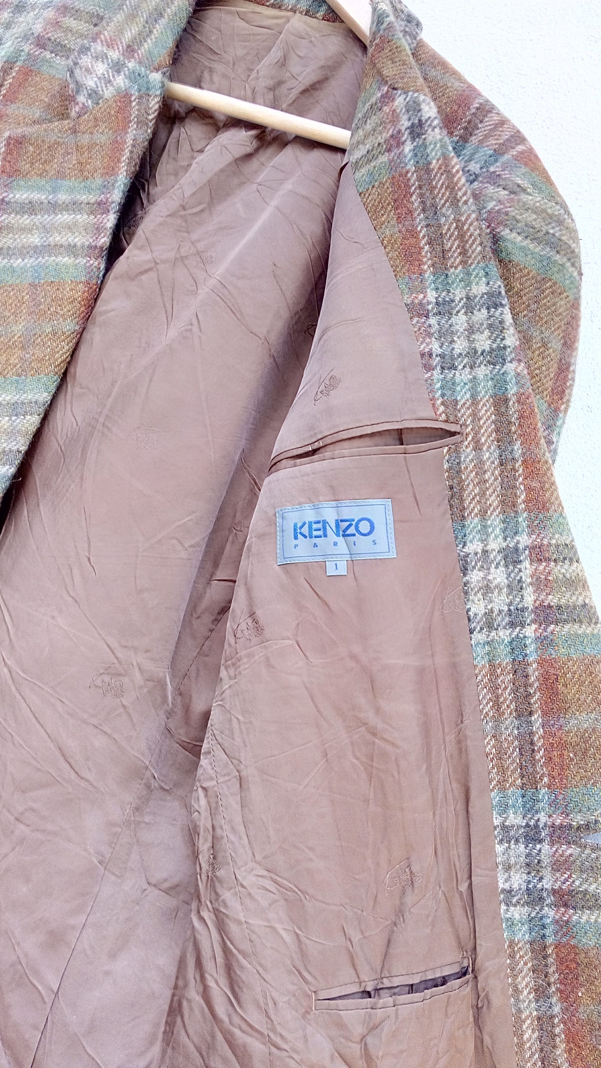 Kenzo Vintage 90s Mens Kenzo Jacket Size 34S - 3 Thumbnail