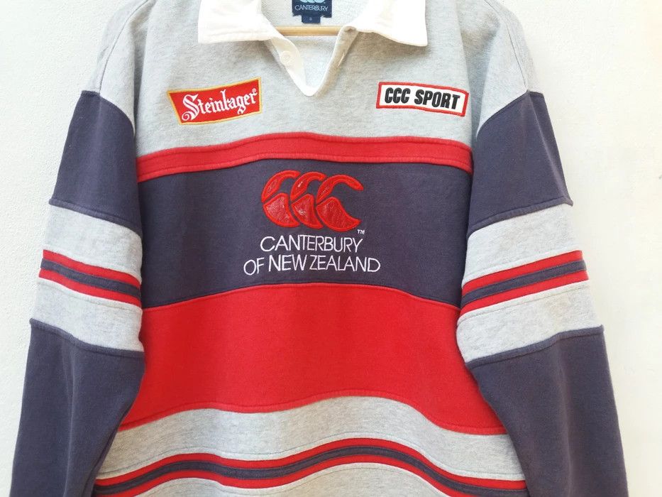 Canterbury of New Zealand CANTERBURY of NEW ZEALAND Steinlager All Blacks Polo Rugby Size US M / EU 48-50 / 2 - 6 Thumbnail