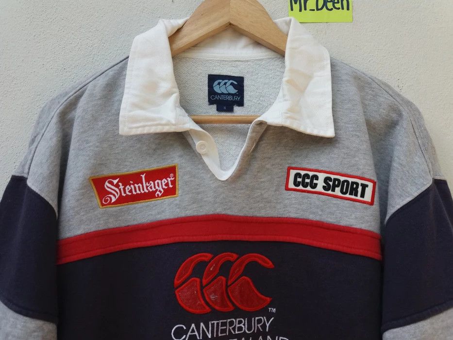Canterbury of New Zealand CANTERBURY of NEW ZEALAND Steinlager All Blacks Polo Rugby Size US M / EU 48-50 / 2 - 4 Thumbnail