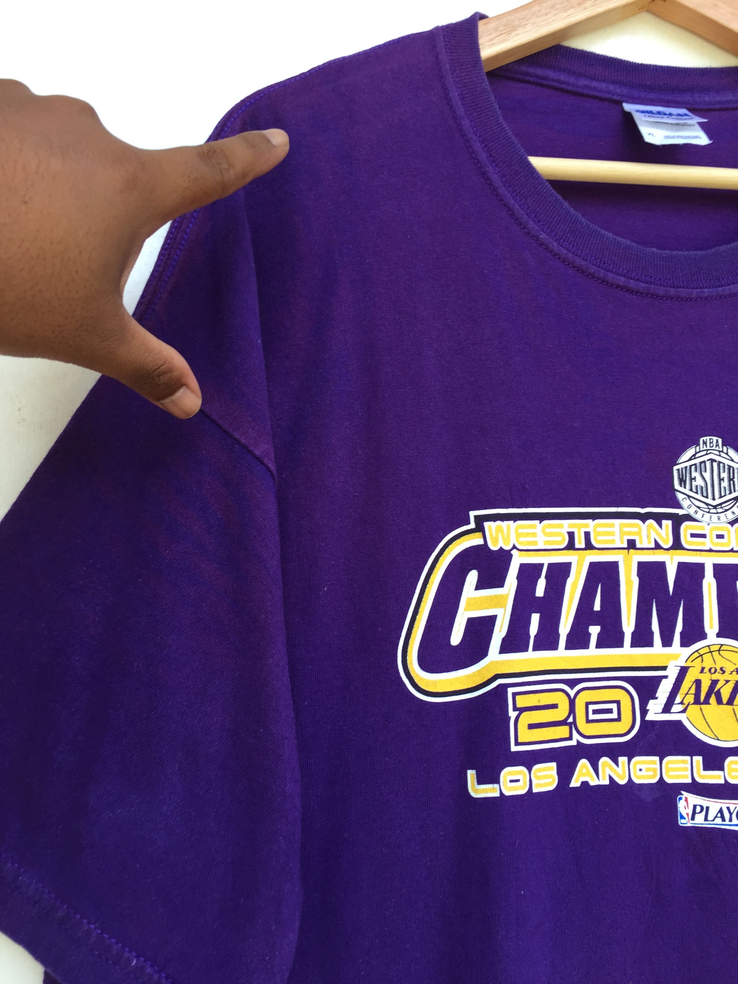 NBA Vintage NBA L.A Lakers Champions 2008 Tshirt Size US XL / EU 56 / 4 - 7 Thumbnail