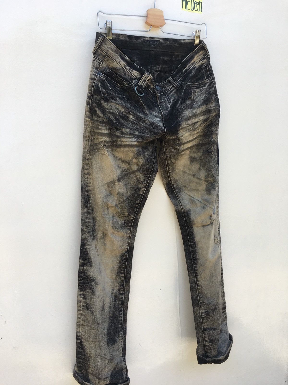 Japanese Brand IN THE ATTIC Acid Washed Japanese Brand Jeans Size US 32 / EU 48 - 3 Thumbnail