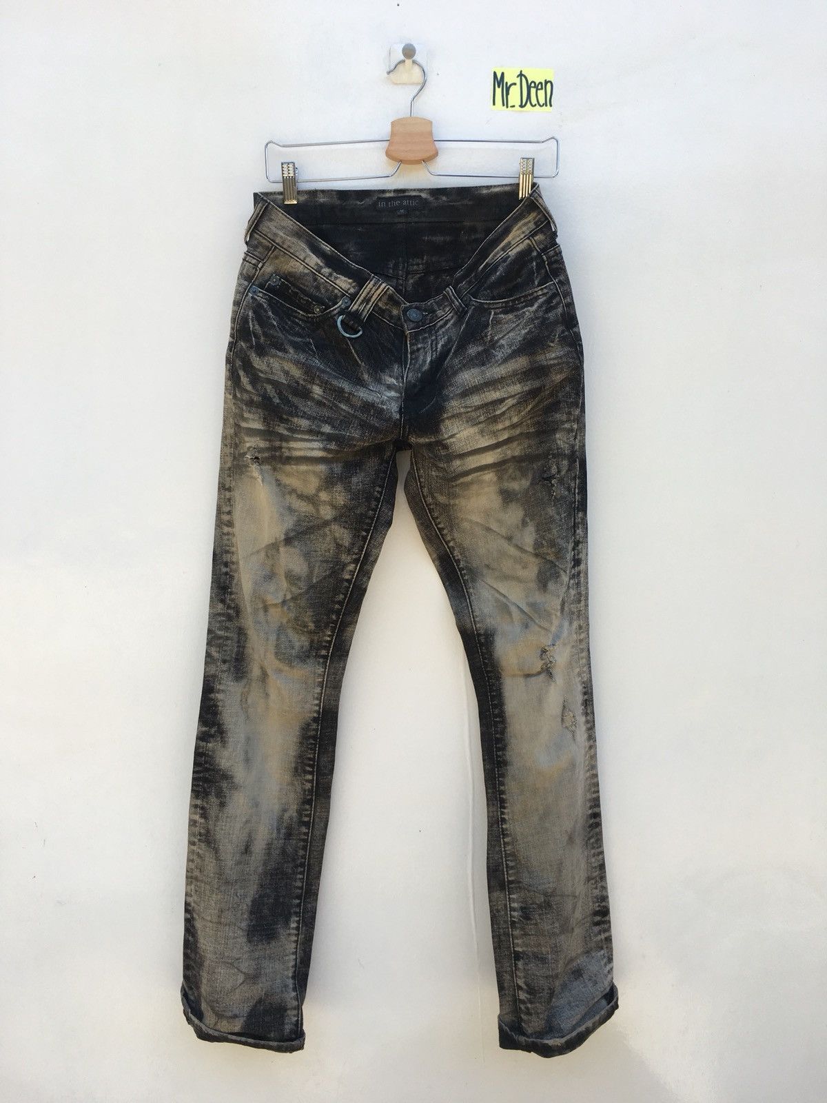 Japanese Brand IN THE ATTIC Acid Washed Japanese Brand Jeans Size US 32 / EU 48 - 1 Thumbnail