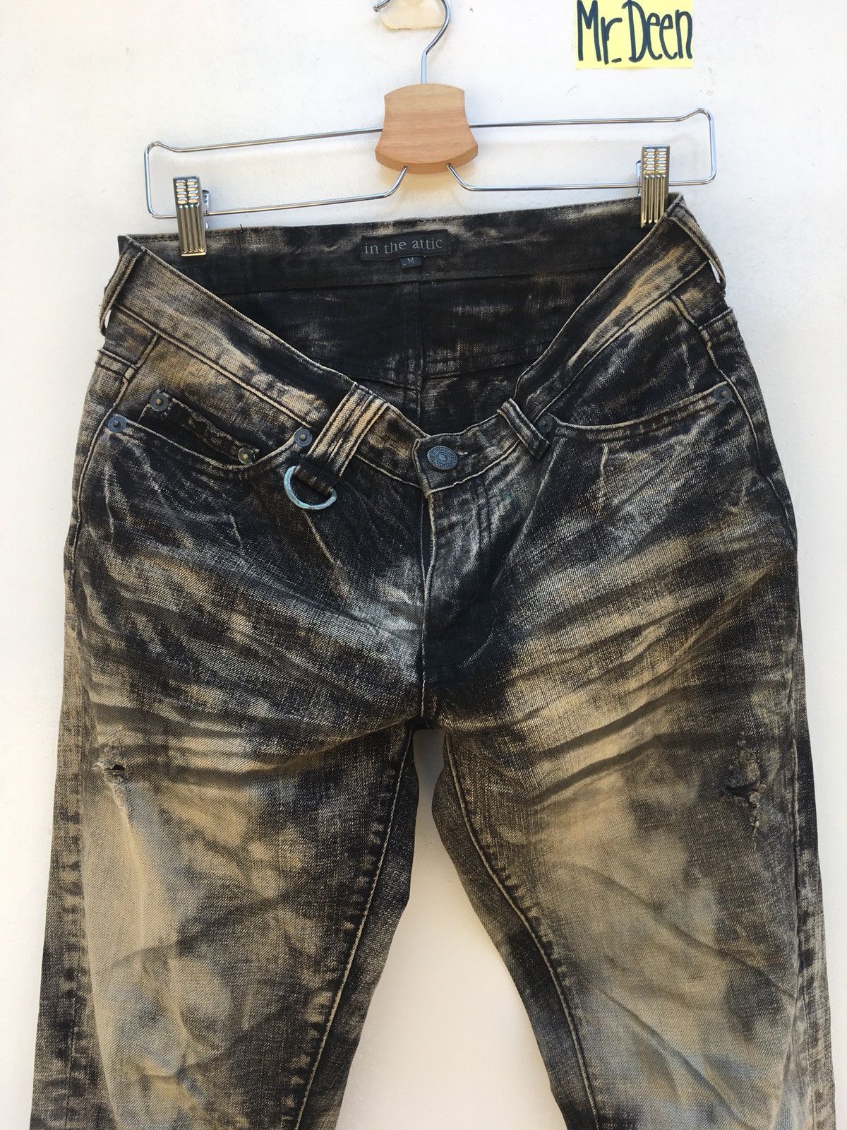 Japanese Brand IN THE ATTIC Acid Washed Japanese Brand Jeans Size US 32 / EU 48 - 4 Thumbnail