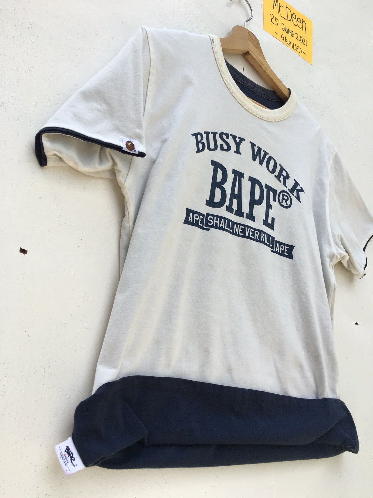 Bape Busy Works Reversible Tee Size US M / EU 48-50 / 2 - 5 Thumbnail