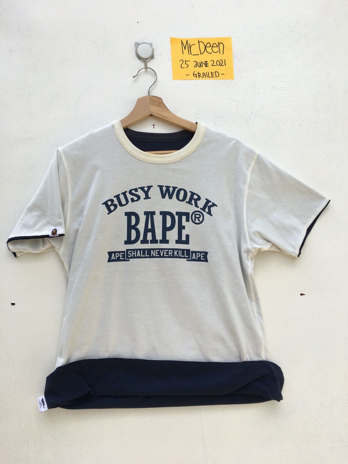 Bape Busy Works Reversible Tee Size US M / EU 48-50 / 2 - 2 Thumbnail