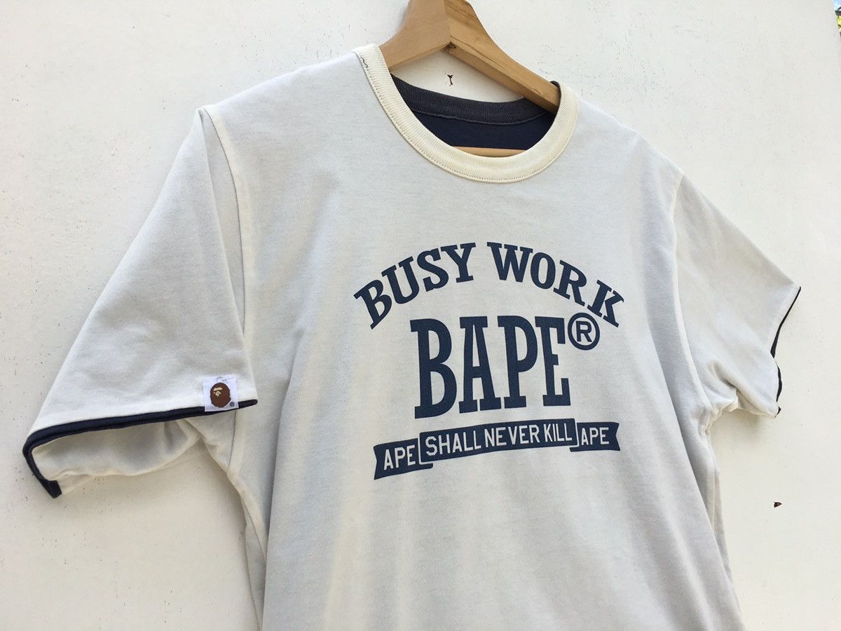 Bape Busy Works Reversible Tee Size US M / EU 48-50 / 2 - 4 Thumbnail