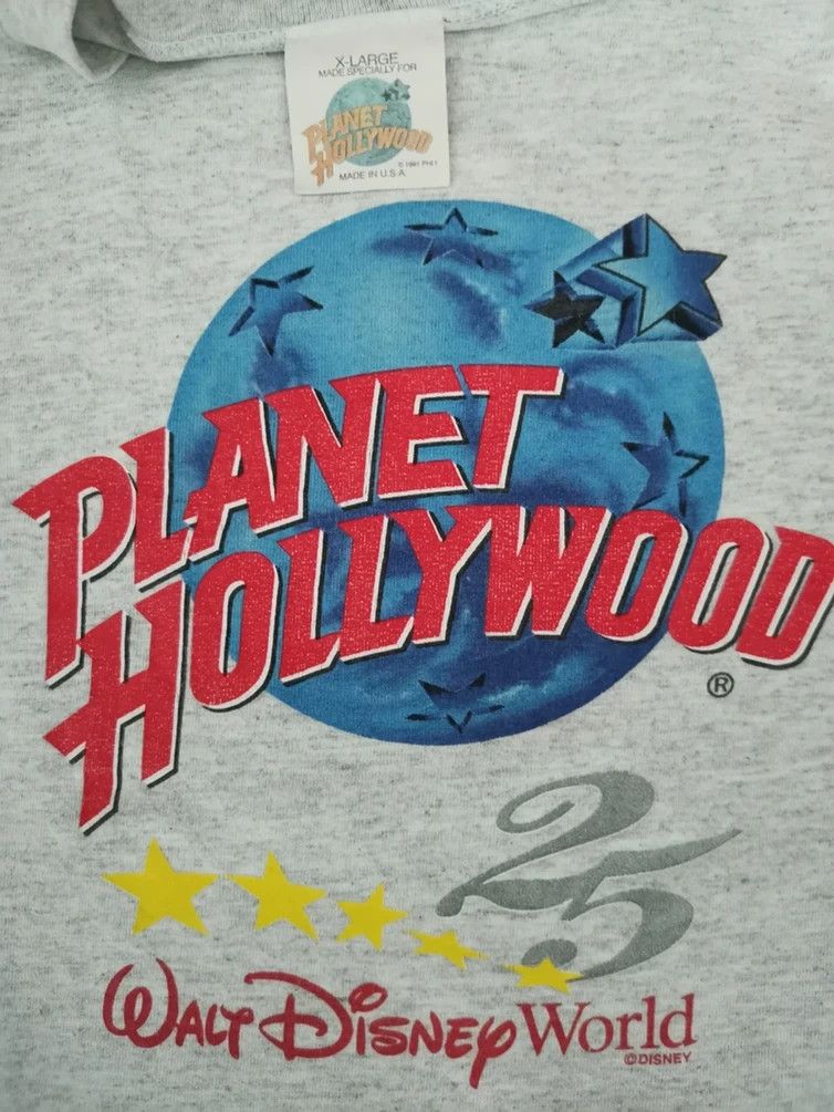 Disney Vintage Planet Hollywood 1991 Walt Disney Size US XL / EU 56 / 4 - 2 Thumbnail
