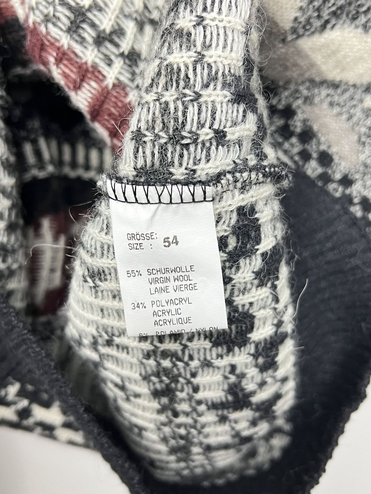 Hugo Boss BOSS winter motif wool/alpaca sweater Size US L / EU 52-54 / 3 - 11 Thumbnail