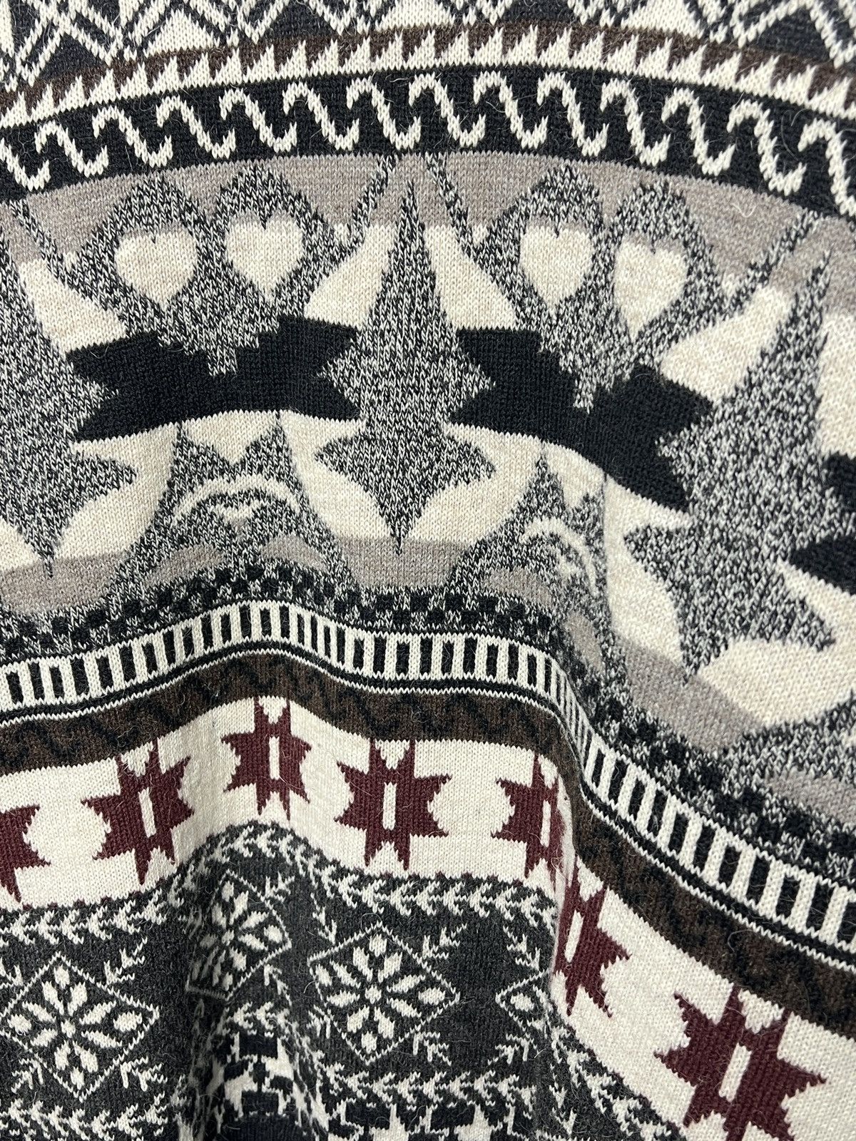 Hugo Boss BOSS winter motif wool/alpaca sweater Size US L / EU 52-54 / 3 - 4 Thumbnail