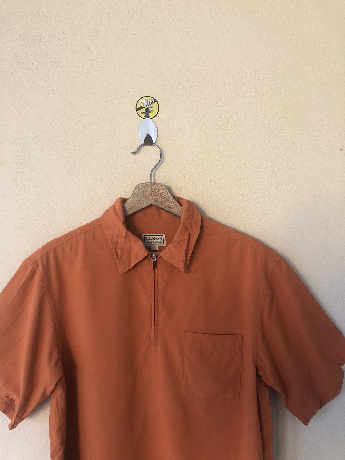 Japanese Brand × L.L. Bean × Vintage Japanese LL Bean Orange Shirt Size US S / EU 44-46 / 1 - 2 Thumbnail