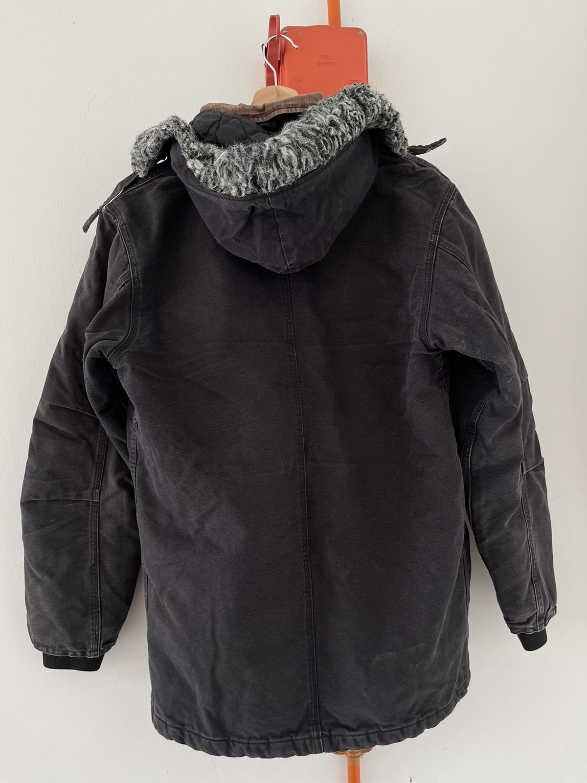 Carhartt VINTAGE CARHARTT QUILTED LINED HOODIE JACKET Size US S / EU 44-46 / 1 - 6 Thumbnail
