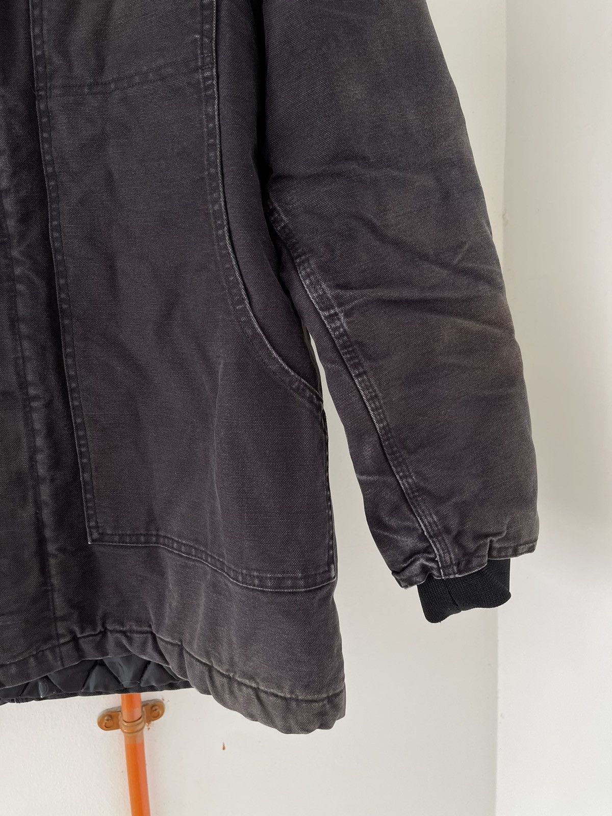 Carhartt VINTAGE CARHARTT QUILTED LINED HOODIE JACKET Size US S / EU 44-46 / 1 - 3 Thumbnail