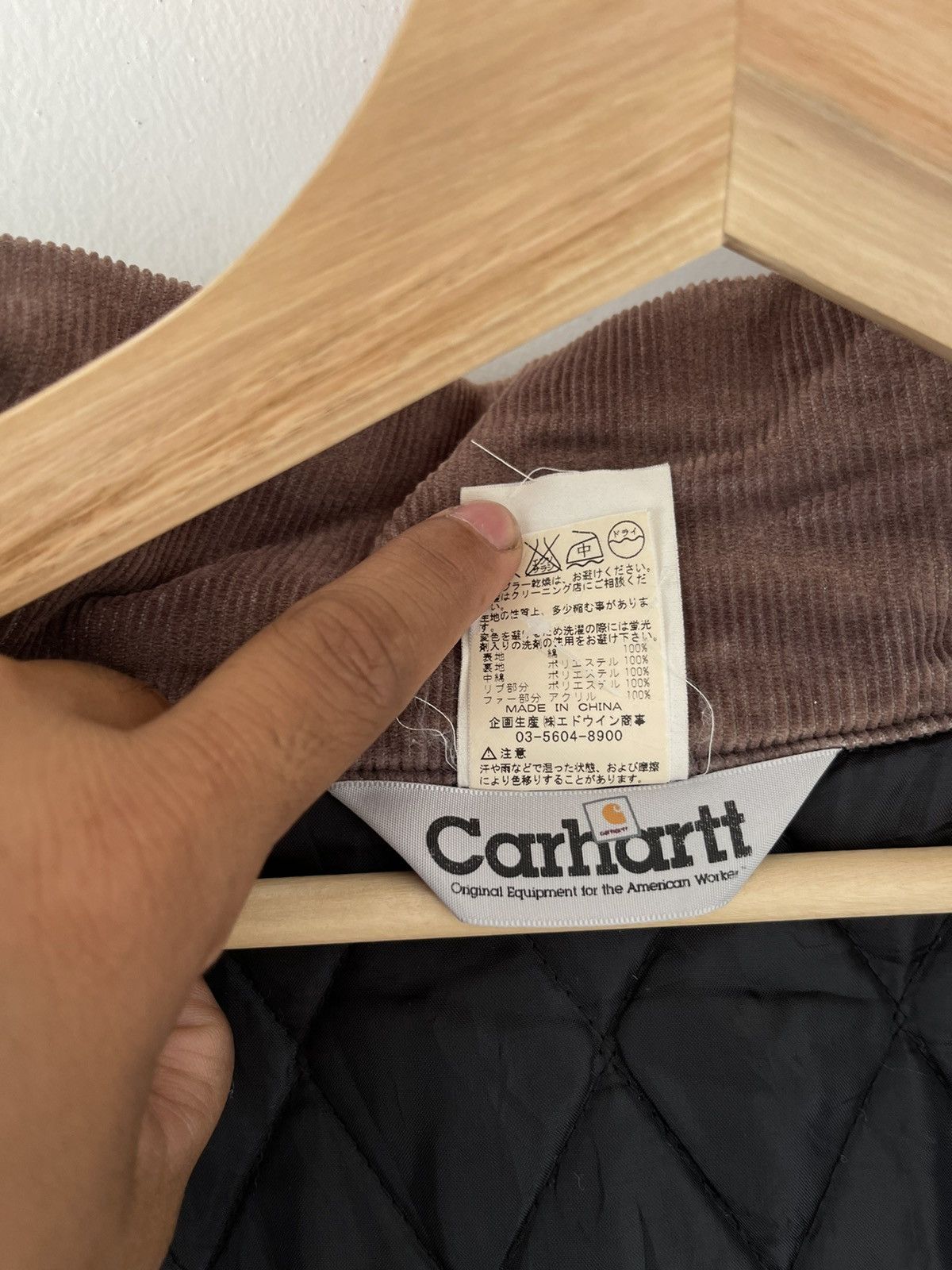 Carhartt VINTAGE CARHARTT QUILTED LINED HOODIE JACKET Size US S / EU 44-46 / 1 - 10 Thumbnail