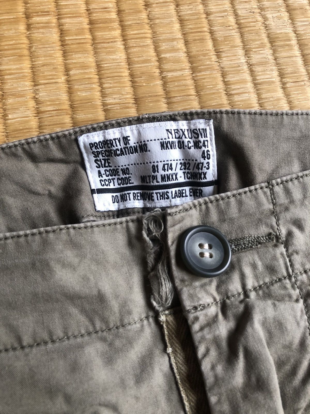 NEXUSVII GRAIL🔥Nexus Vii 🇯🇵 Logo Combat Cargo Tactical Pants Size US 32 / EU 48 - 8 Thumbnail