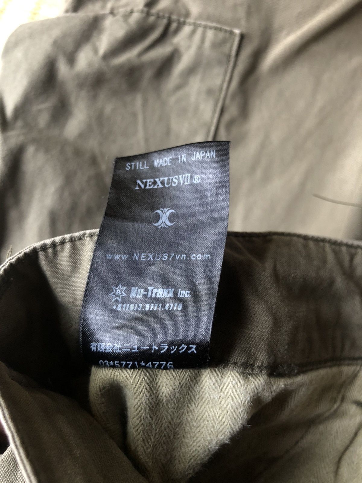NEXUSVII GRAIL🔥Nexus Vii 🇯🇵 Logo Combat Cargo Tactical Pants Size US 32 / EU 48 - 9 Thumbnail