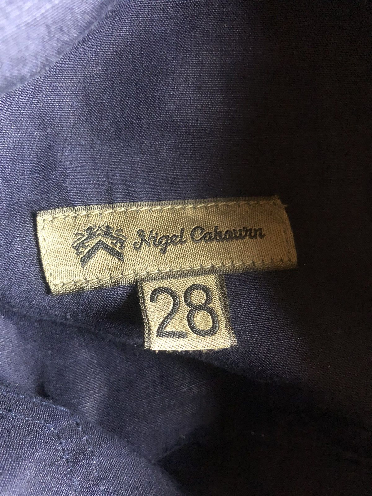 Nigel Cabourn GRAIL🔥Nigel Cabourn 🇬🇧 High Waist Linen Worker Pant Size US 28 / EU 44 - 7 Thumbnail