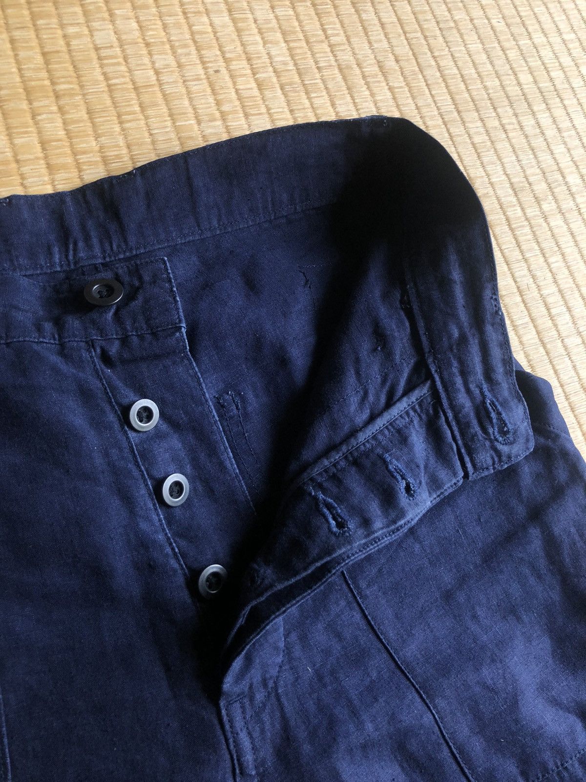 Nigel Cabourn GRAIL🔥Nigel Cabourn 🇬🇧 High Waist Linen Worker Pant Size US 28 / EU 44 - 5 Thumbnail