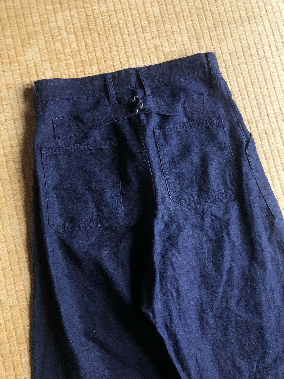 Nigel Cabourn GRAIL🔥Nigel Cabourn 🇬🇧 High Waist Linen Worker Pant Size US 28 / EU 44 - 6 Thumbnail