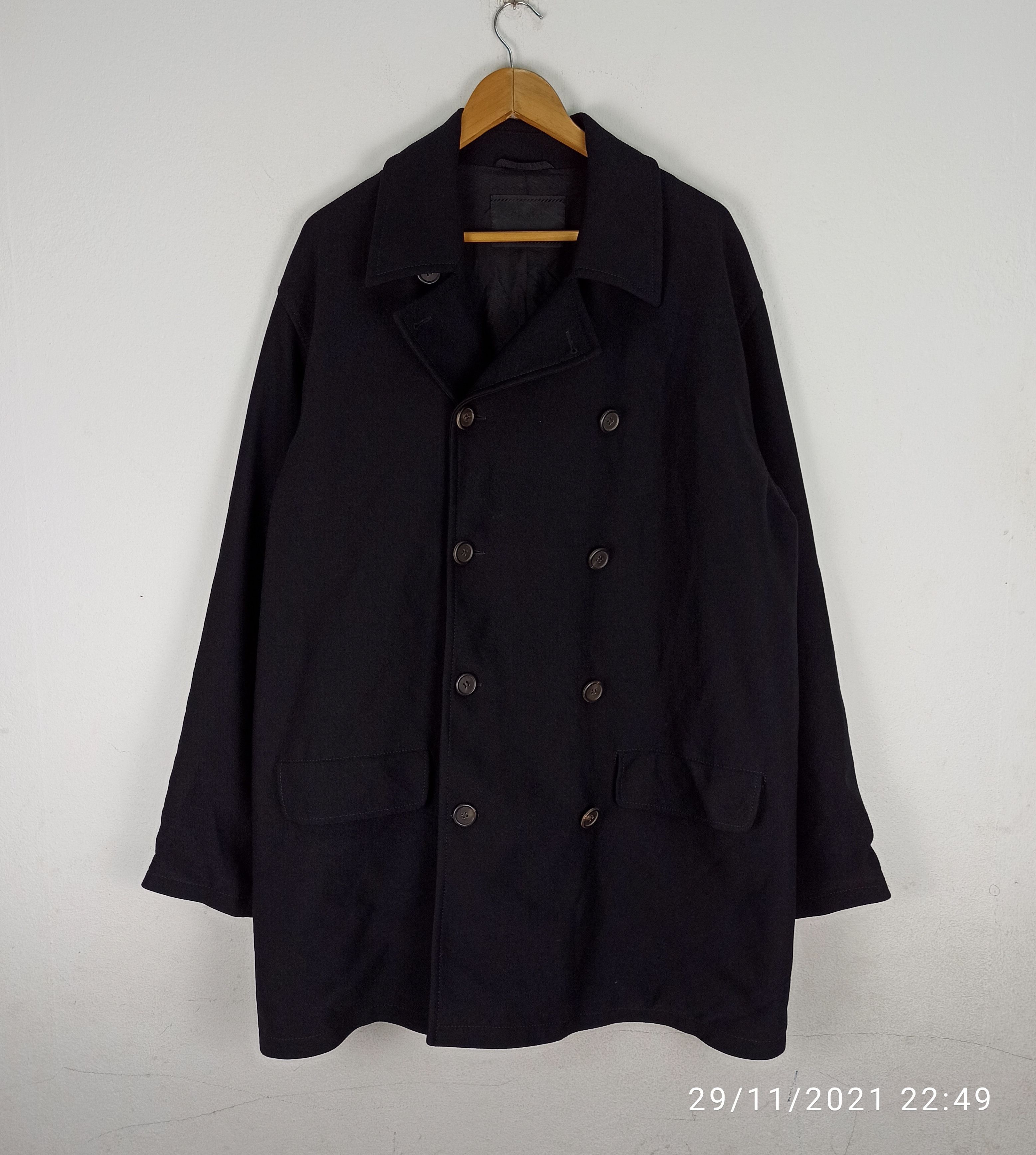 🔥RARE🔥 PRADA MILANO Trench Long Coat Nylon Made in Italy