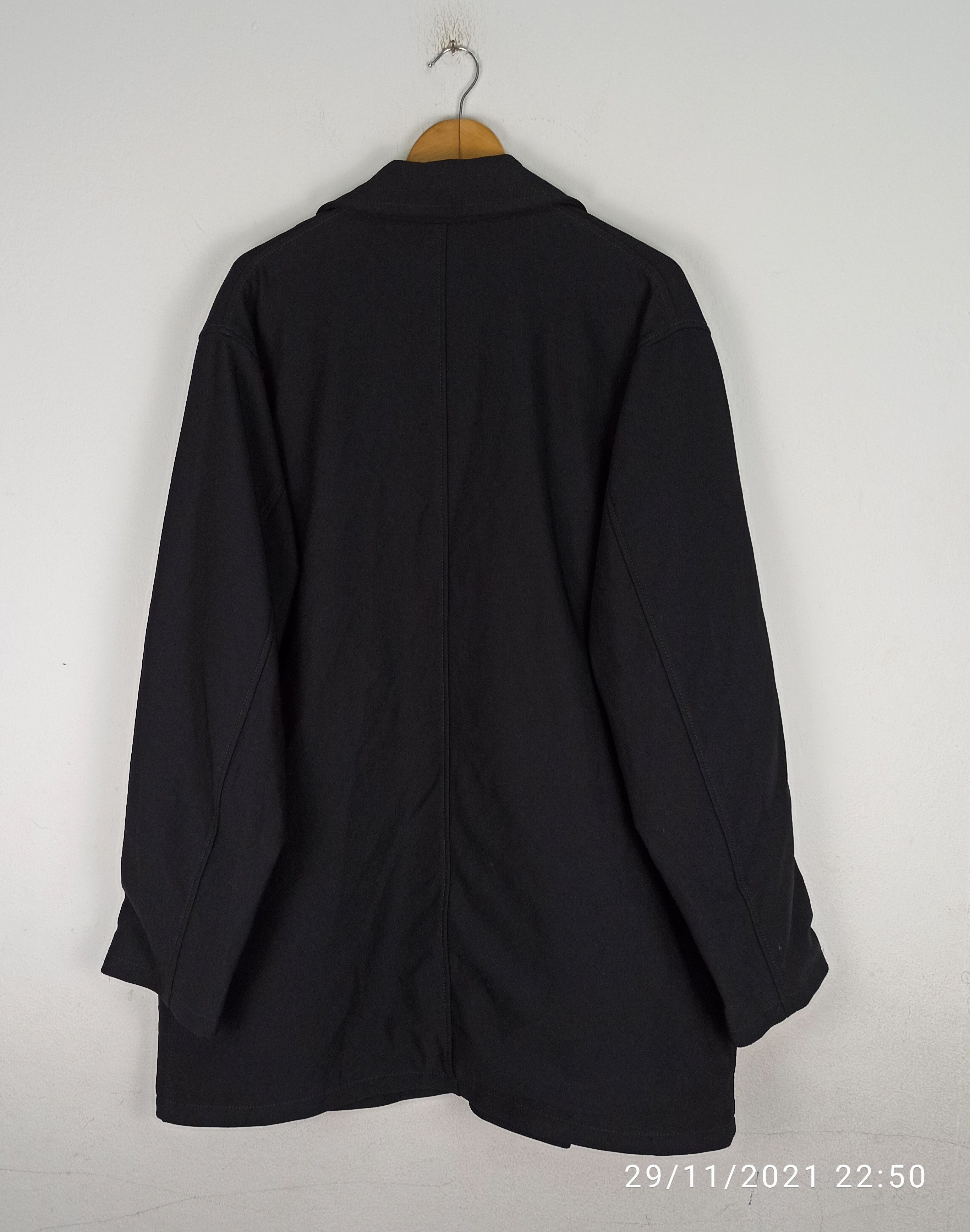 Prada 🔥RARE🔥 PRADA MILANO Trench Long Coat Nylon Made in Italy Size US XL / EU 56 / 4 - 5 Thumbnail