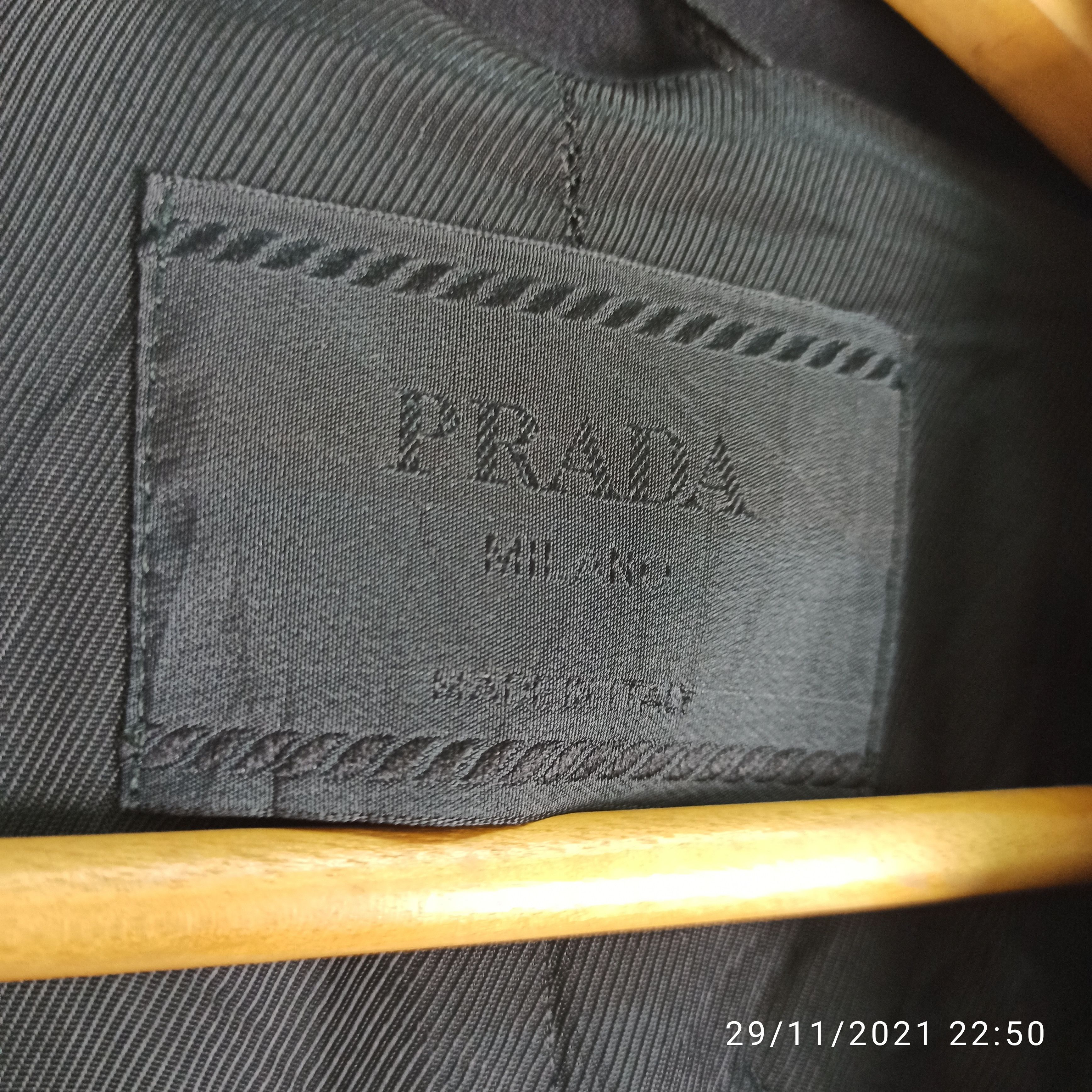 Prada 🔥RARE🔥 PRADA MILANO Trench Long Coat Nylon Made in Italy Size US XL / EU 56 / 4 - 7 Thumbnail