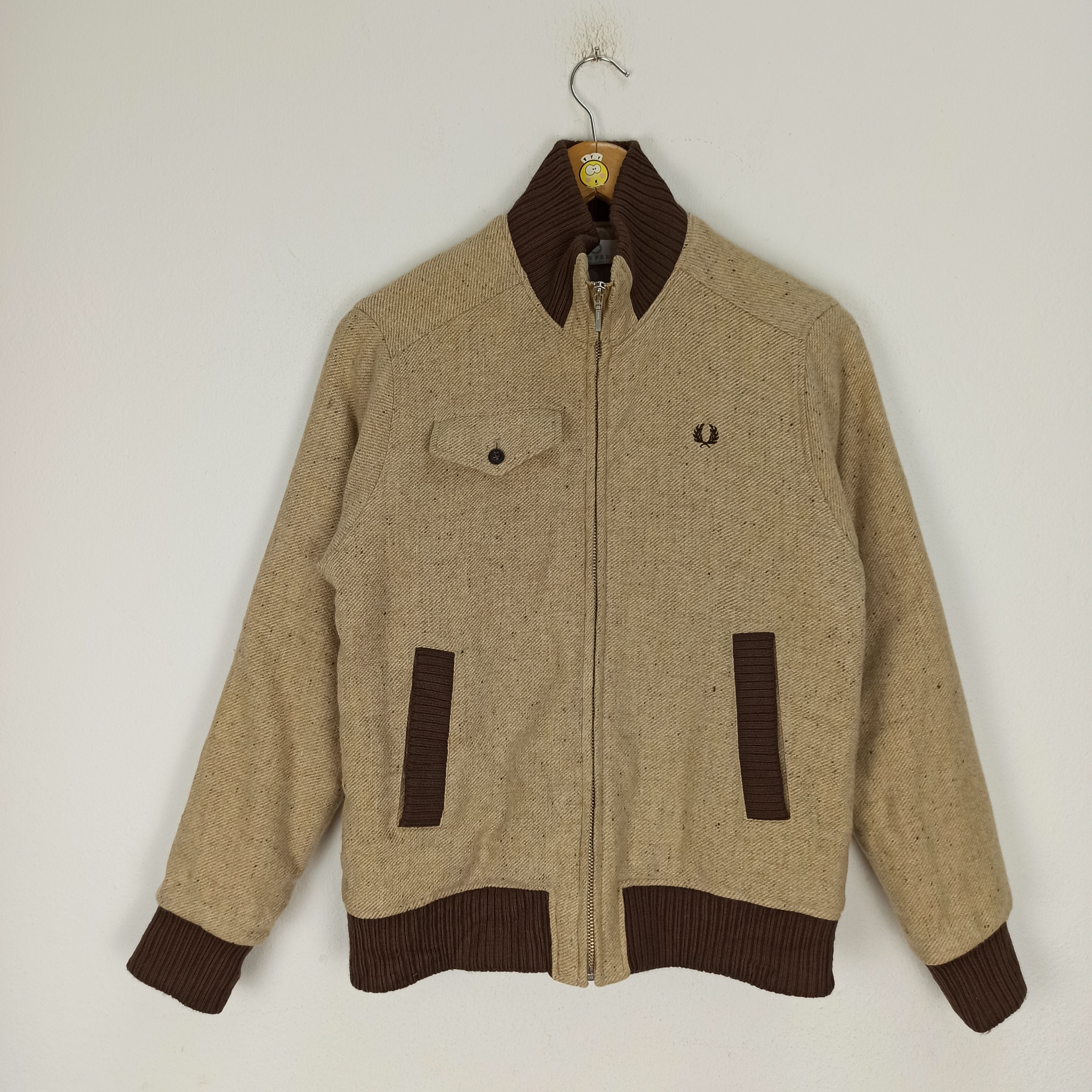 Fred Perry Vintage Fred Ferry Jacket Wool for Women Size L / US 10 / IT 46 - 1 Thumbnail
