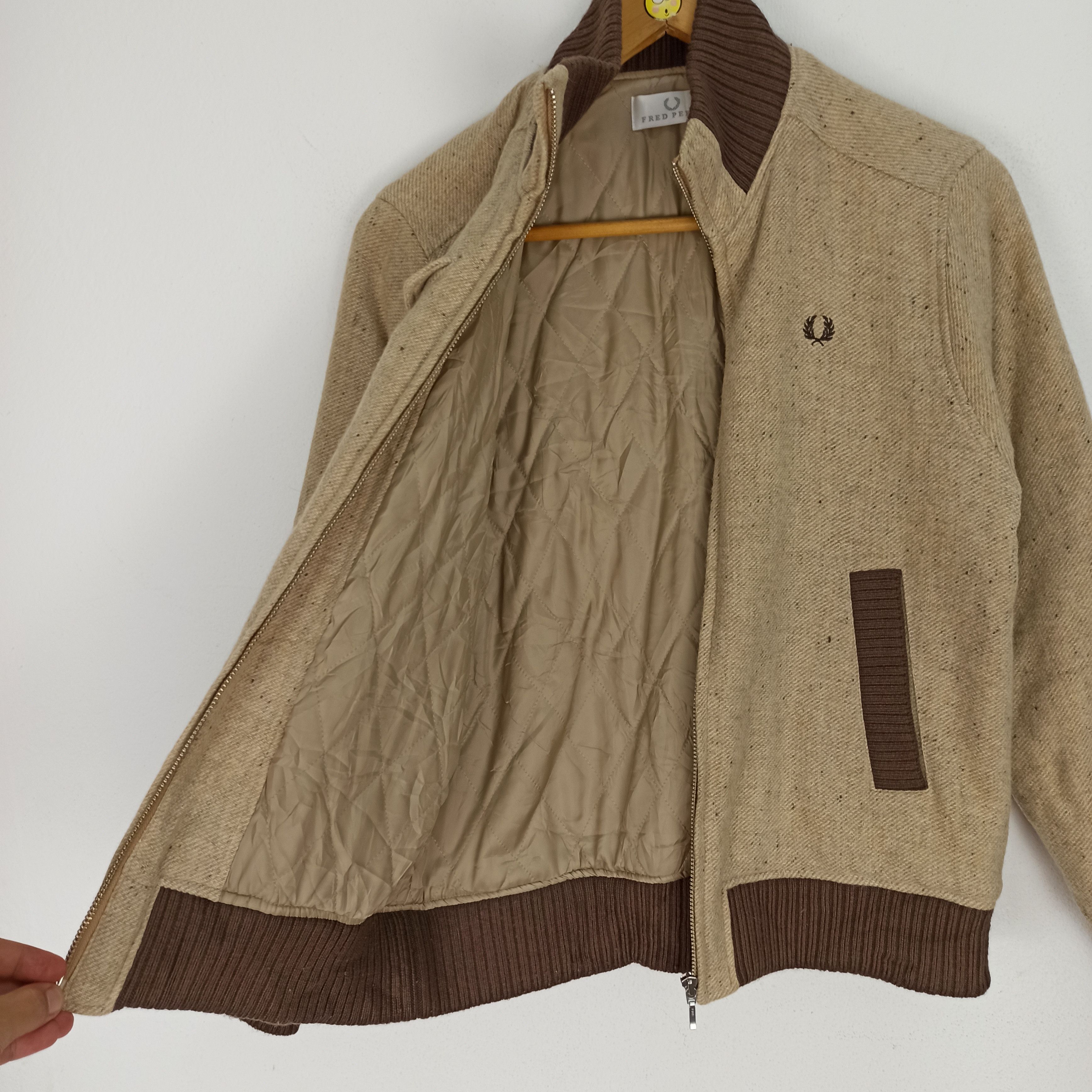 Fred Perry Vintage Fred Ferry Jacket Wool for Women Size L / US 10 / IT 46 - 4 Thumbnail