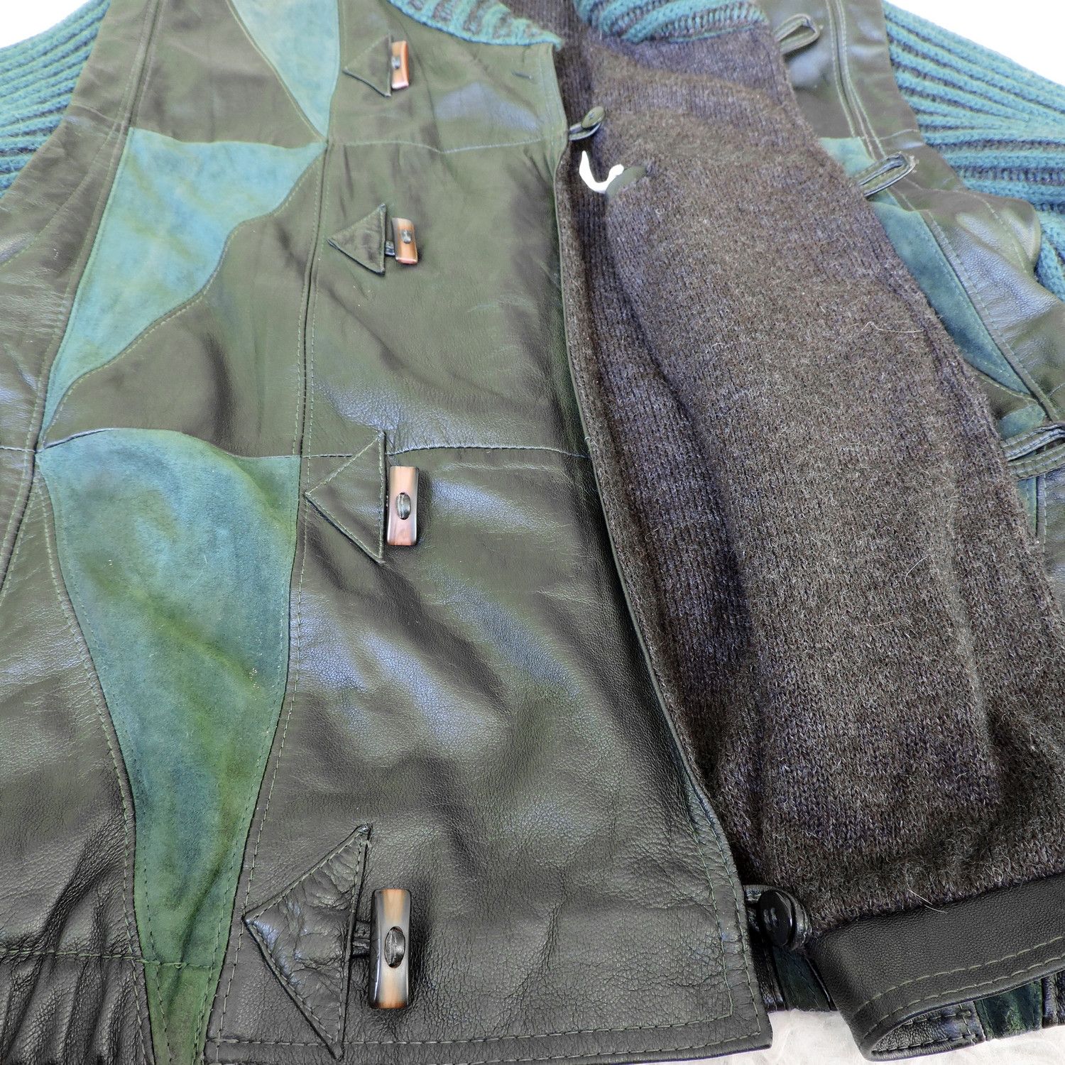 Lanvin × Vintage Lanvin Alpaca-Wool Leather Jacket Size US M / EU 48-50 / 2 - 9 Thumbnail