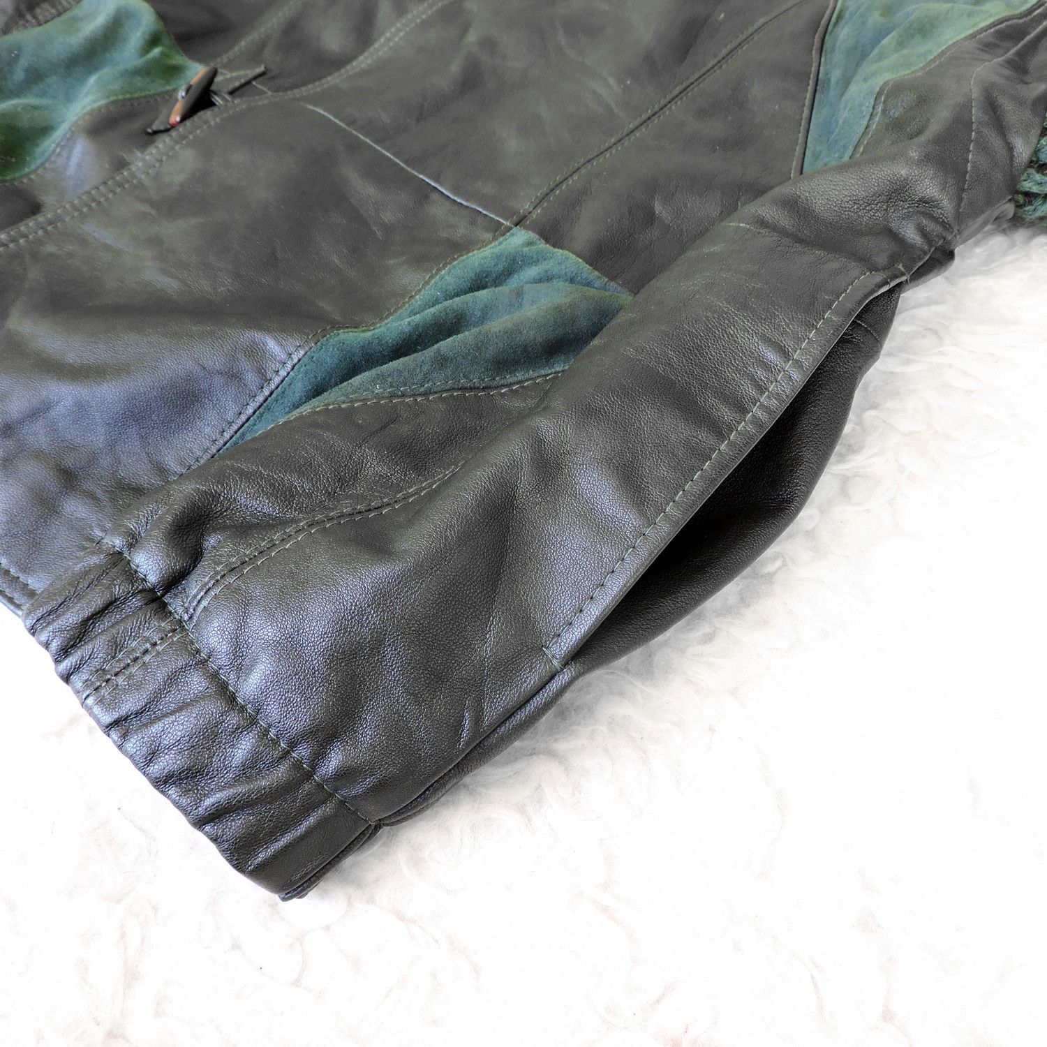 Lanvin × Vintage Lanvin Alpaca-Wool Leather Jacket Size US M / EU 48-50 / 2 - 11 Thumbnail