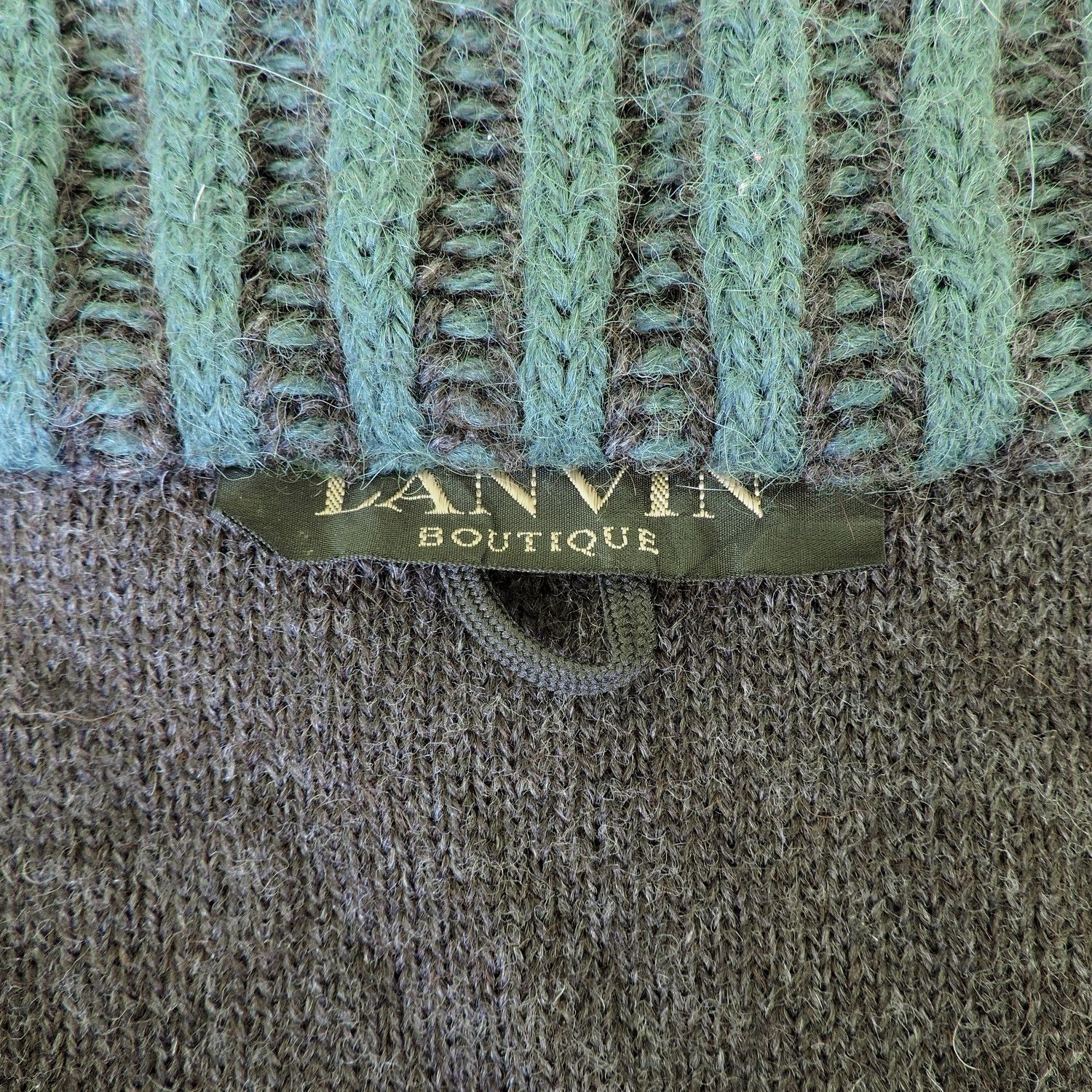 Lanvin × Vintage Lanvin Alpaca-Wool Leather Jacket Size US M / EU 48-50 / 2 - 4 Thumbnail