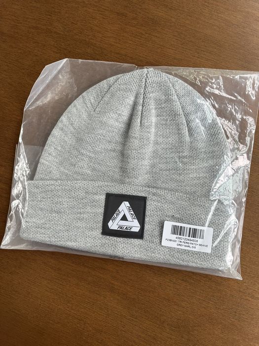 Palace Palace Tri Ferg Patch Beanie SS23 Grey Marl | Grailed