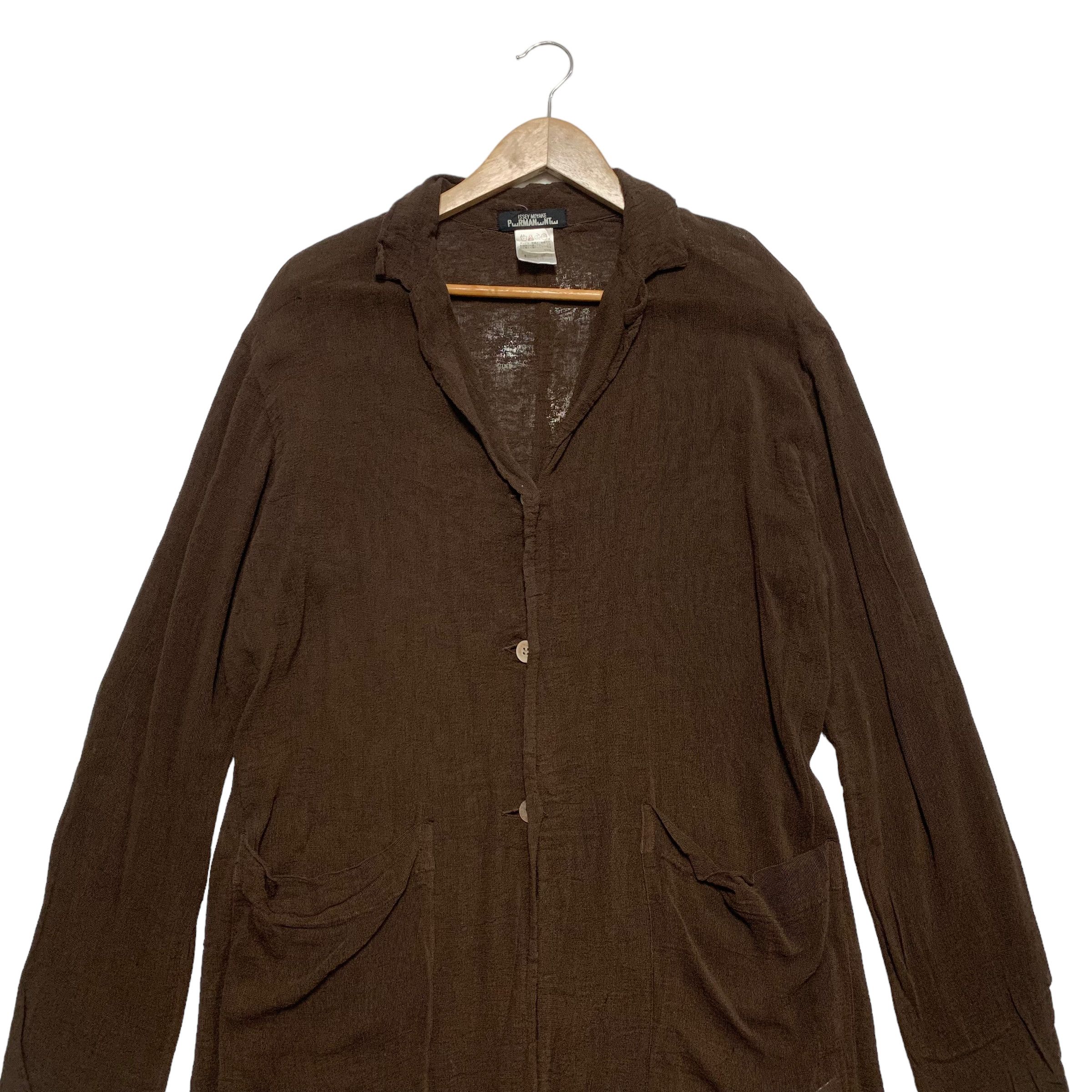 Issey Miyake Issey Miyake Permanente Shirt Jacket Size L / US 10 / IT 46 - 4 Thumbnail