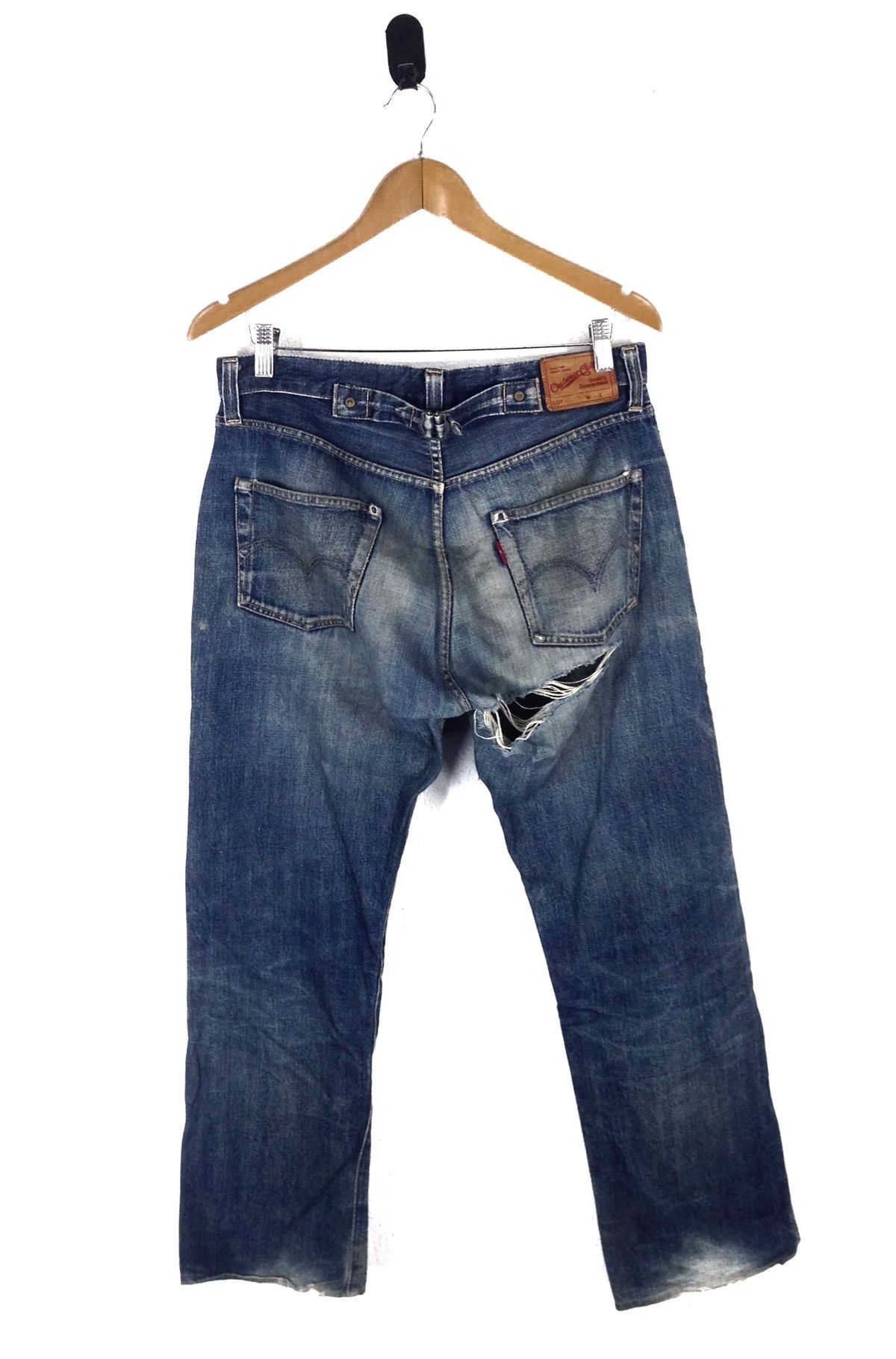 Japanese Brand × Octopus Octopus Army Distressed Denim pants Size US 33 - 2 Thumbnail