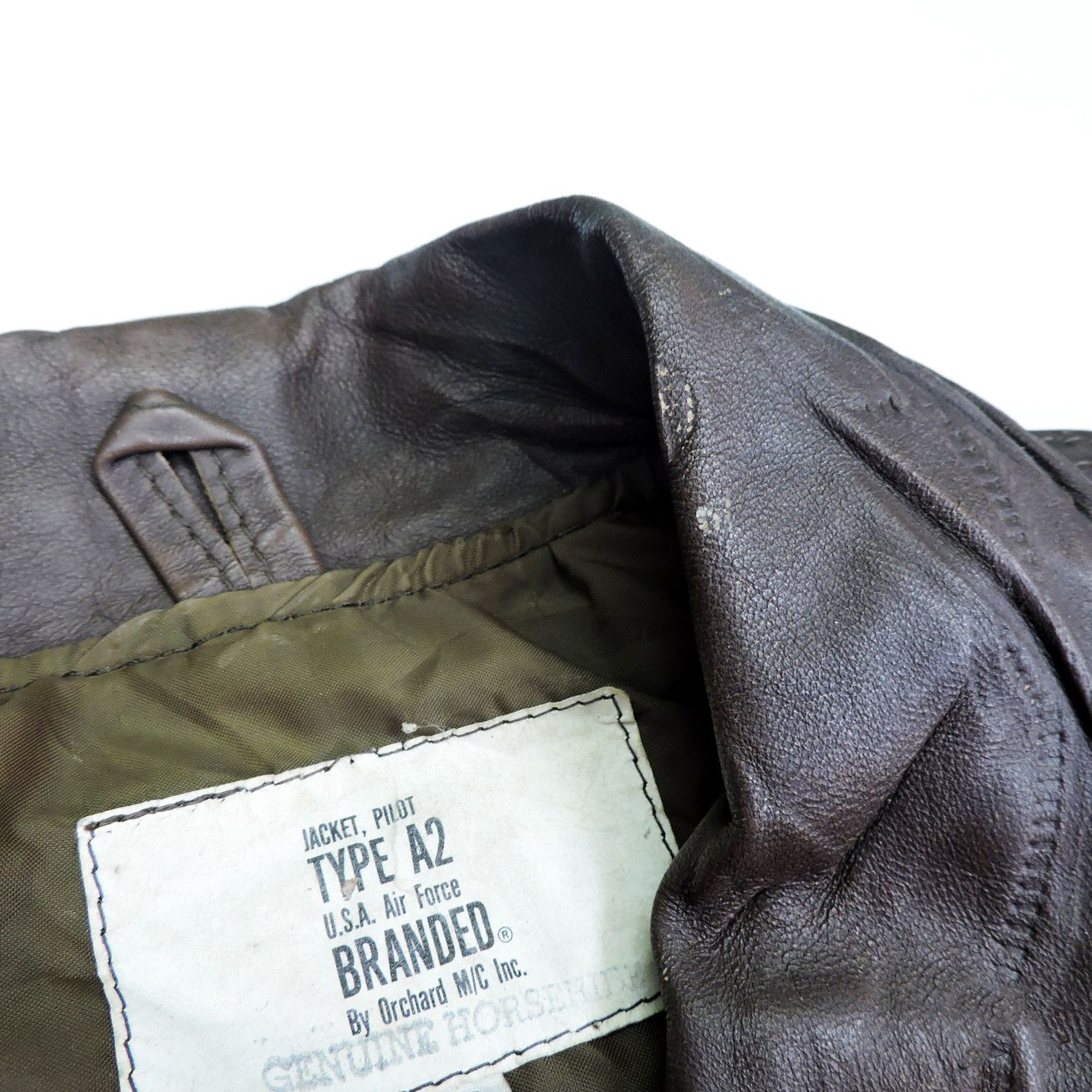 Other A2 U.S.A Air Force USAF Bomber Leather Jacket Size US L / EU 52-54 / 3 - 11 Thumbnail