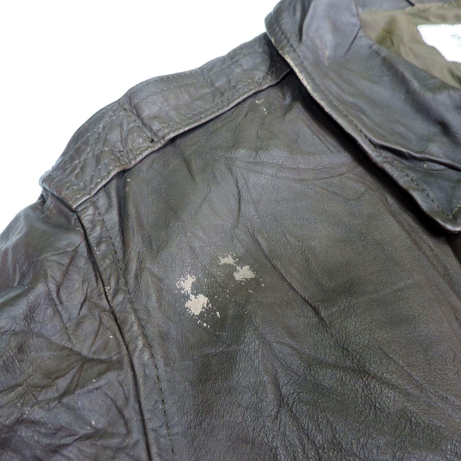 Other A2 U.S.A Air Force USAF Bomber Leather Jacket Size US L / EU 52-54 / 3 - 12 Thumbnail