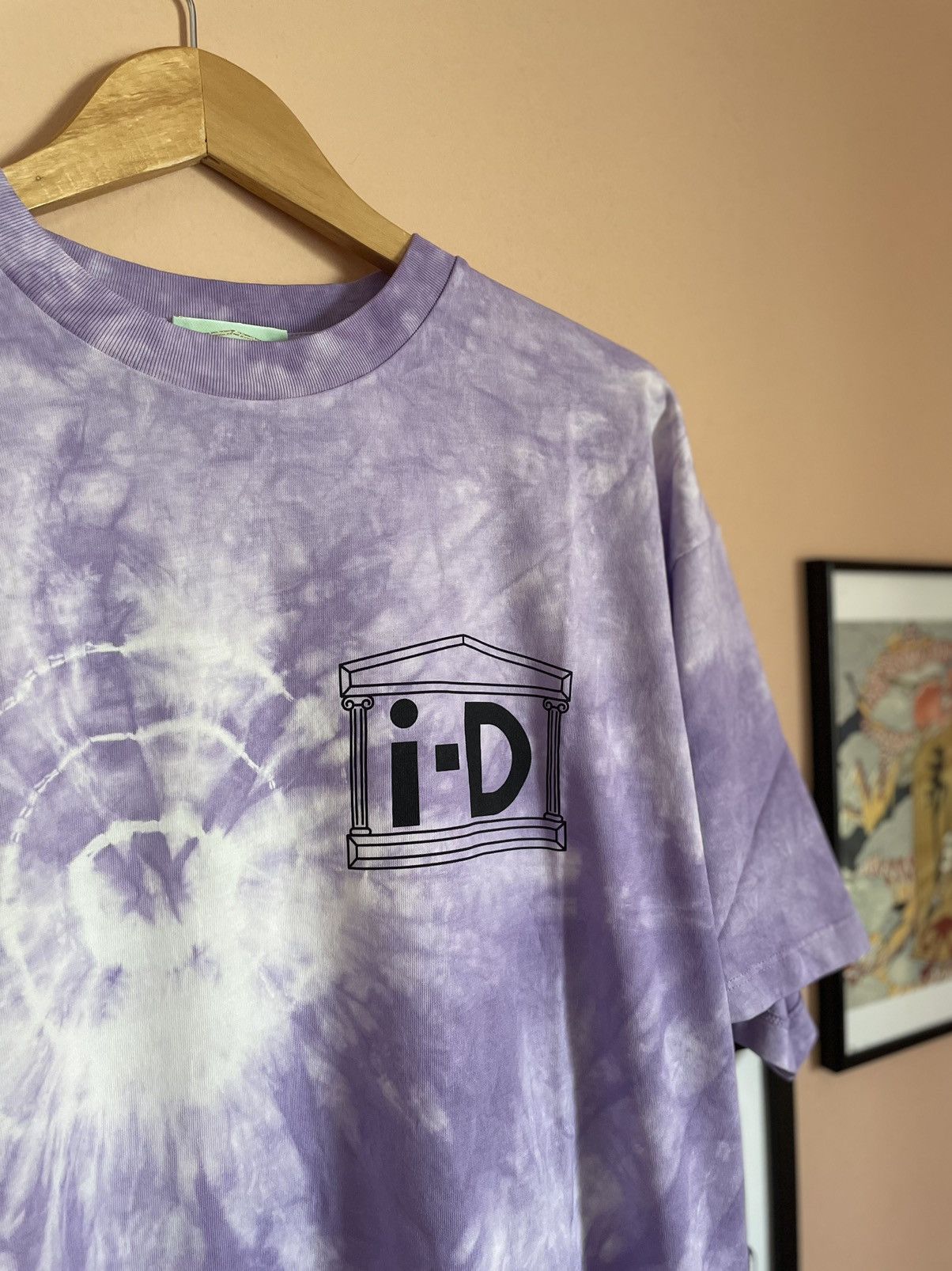 image of Aries Arise X I-D Magazine Tye Dye Flower T-Shirt, Men's (Size XL)