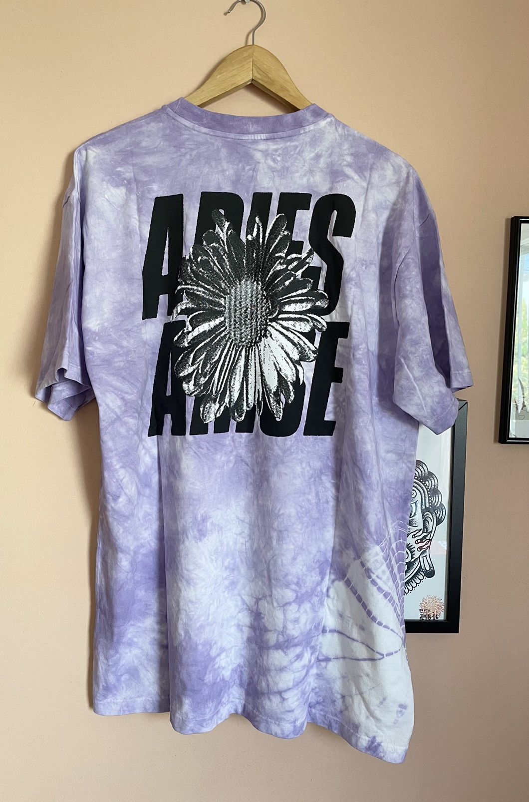 Aries Aries Arise X I-D Magazine Tye Dye Flower T-shirt Size US XL / EU 56 / 4 - 3 Thumbnail