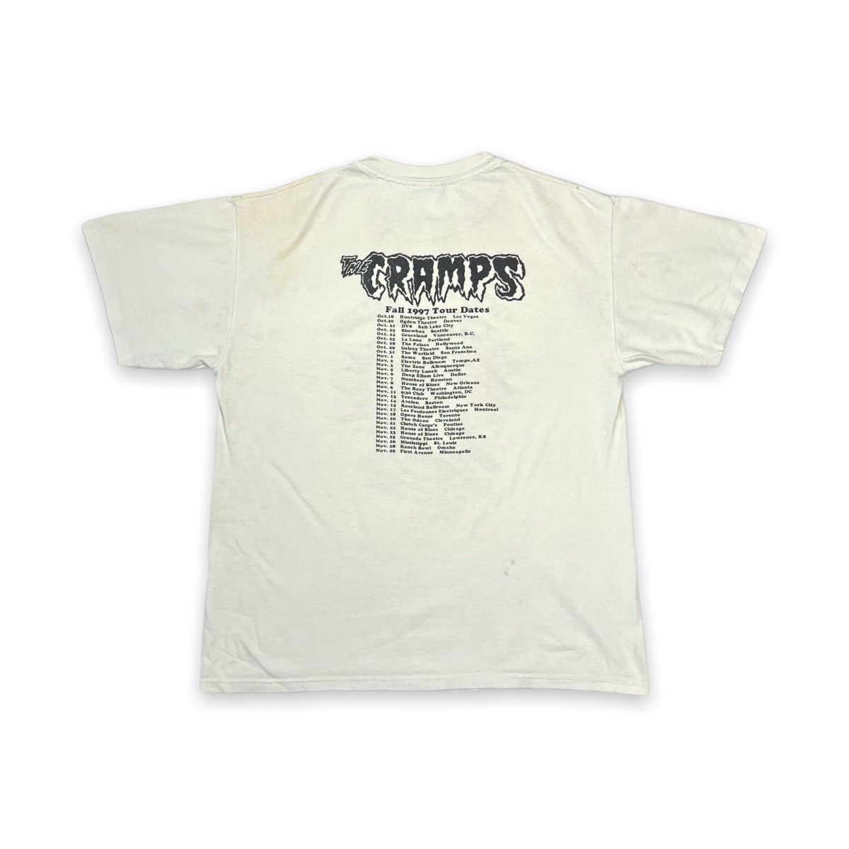 Band Tees Vintage 1997 The Cramps God Monster Tour Tee Size US L / EU 52-54 / 3 - 7 Thumbnail