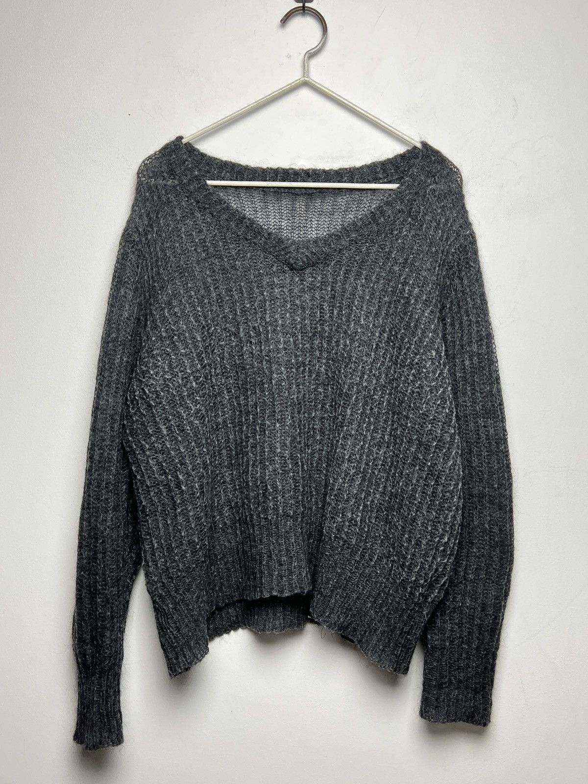 Seditionaries handmade mohair punk grunge nn cropped sweater m-l Size US M / EU 48-50 / 2 - 1 Thumbnail