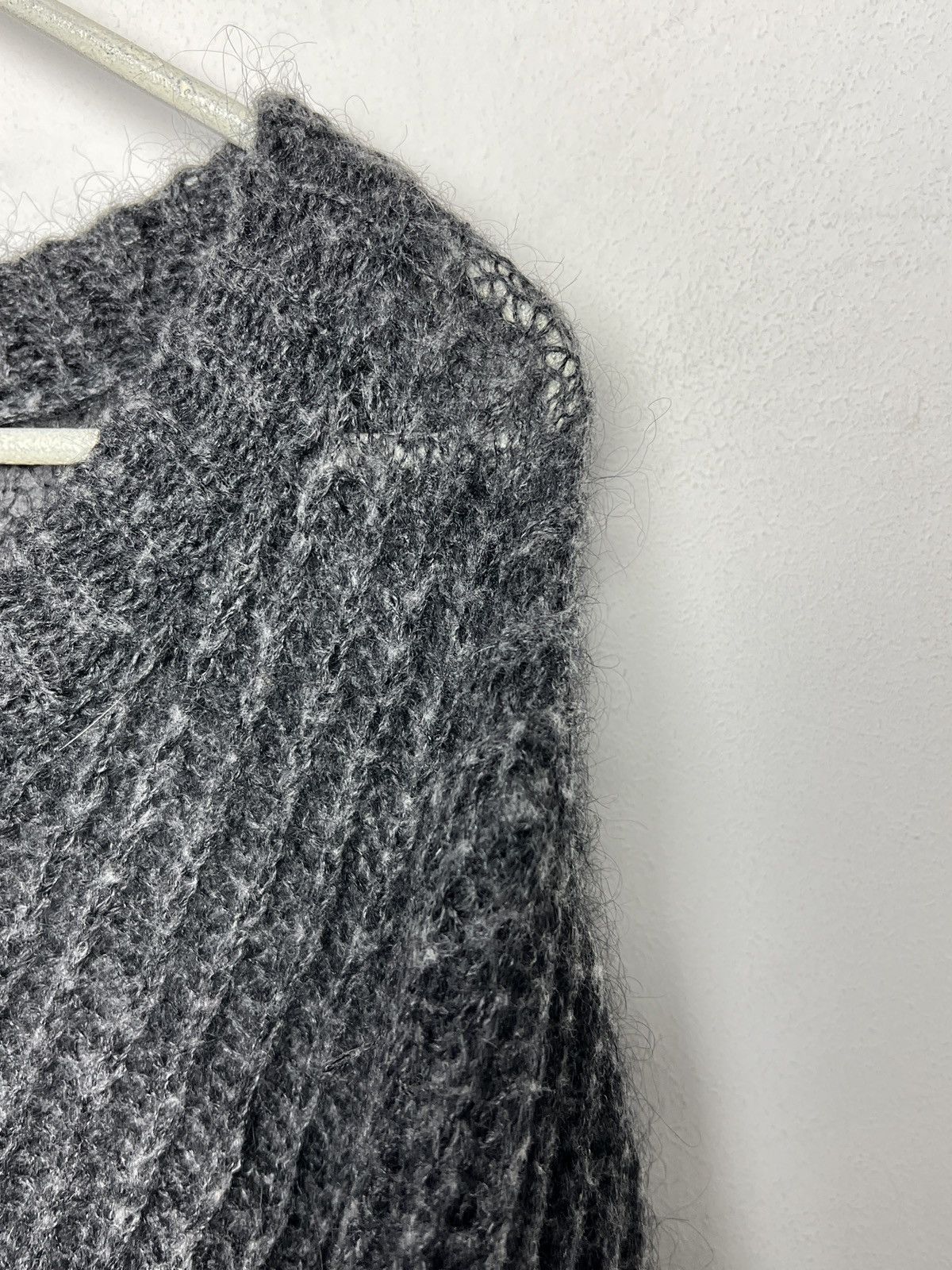 Seditionaries handmade mohair punk grunge nn cropped sweater m-l Size US M / EU 48-50 / 2 - 4 Thumbnail