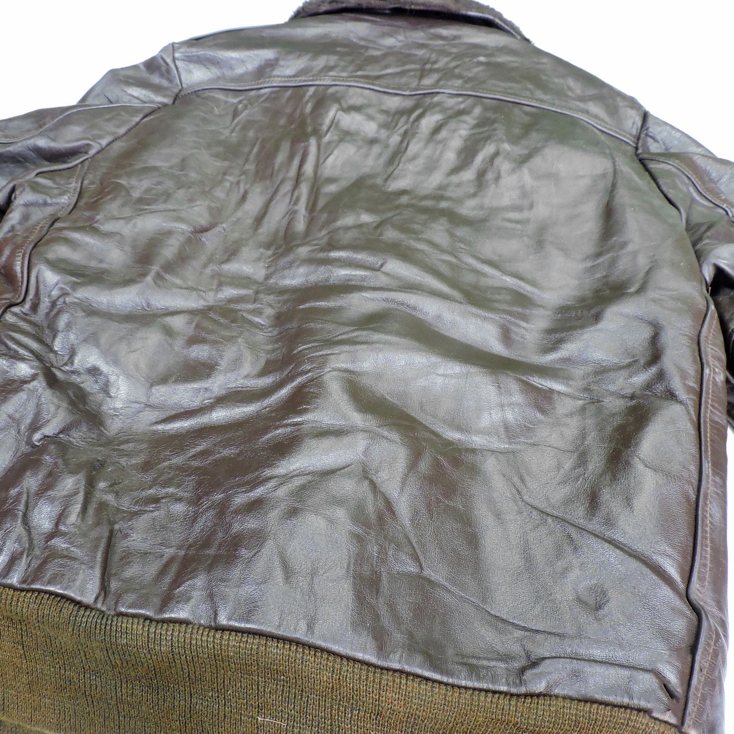 Sears × The Leather Shop The Leather Shop by Sears G1 Bomber Flight Leather Jacket Size US L / EU 52-54 / 3 - 13 Thumbnail