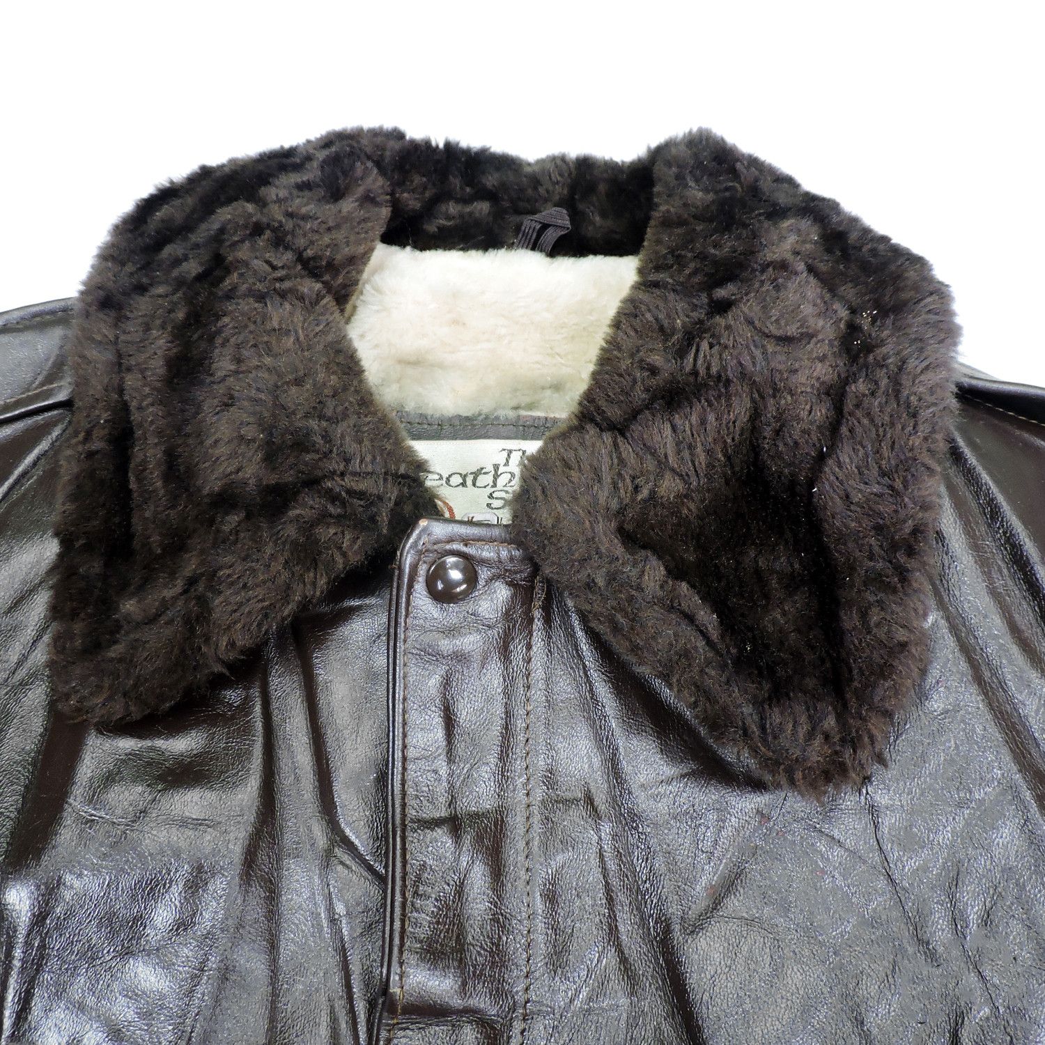Sears × The Leather Shop The Leather Shop by Sears G1 Bomber Flight Leather Jacket Size US L / EU 52-54 / 3 - 7 Thumbnail