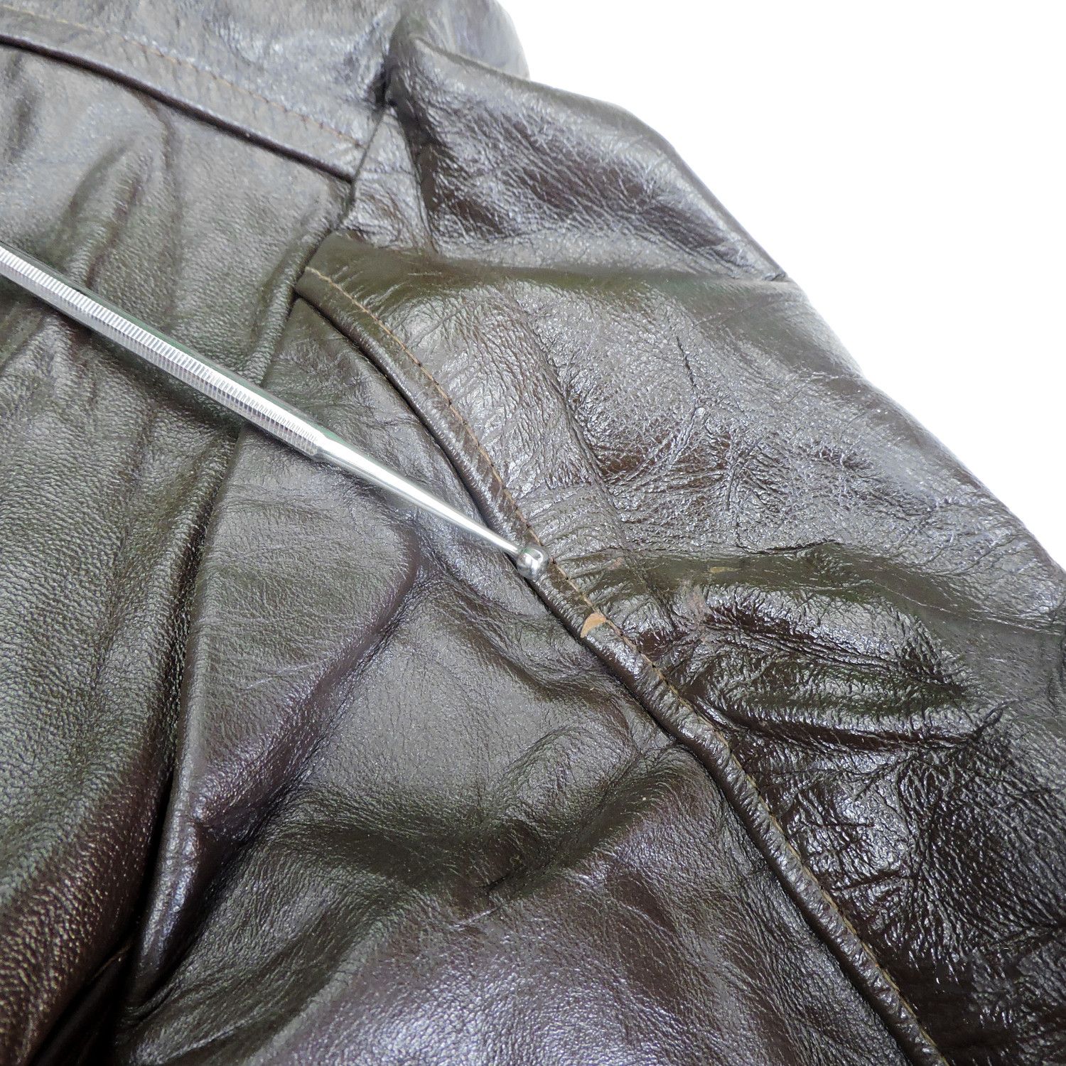 Sears × The Leather Shop The Leather Shop by Sears G1 Bomber Flight Leather Jacket Size US L / EU 52-54 / 3 - 19 Thumbnail